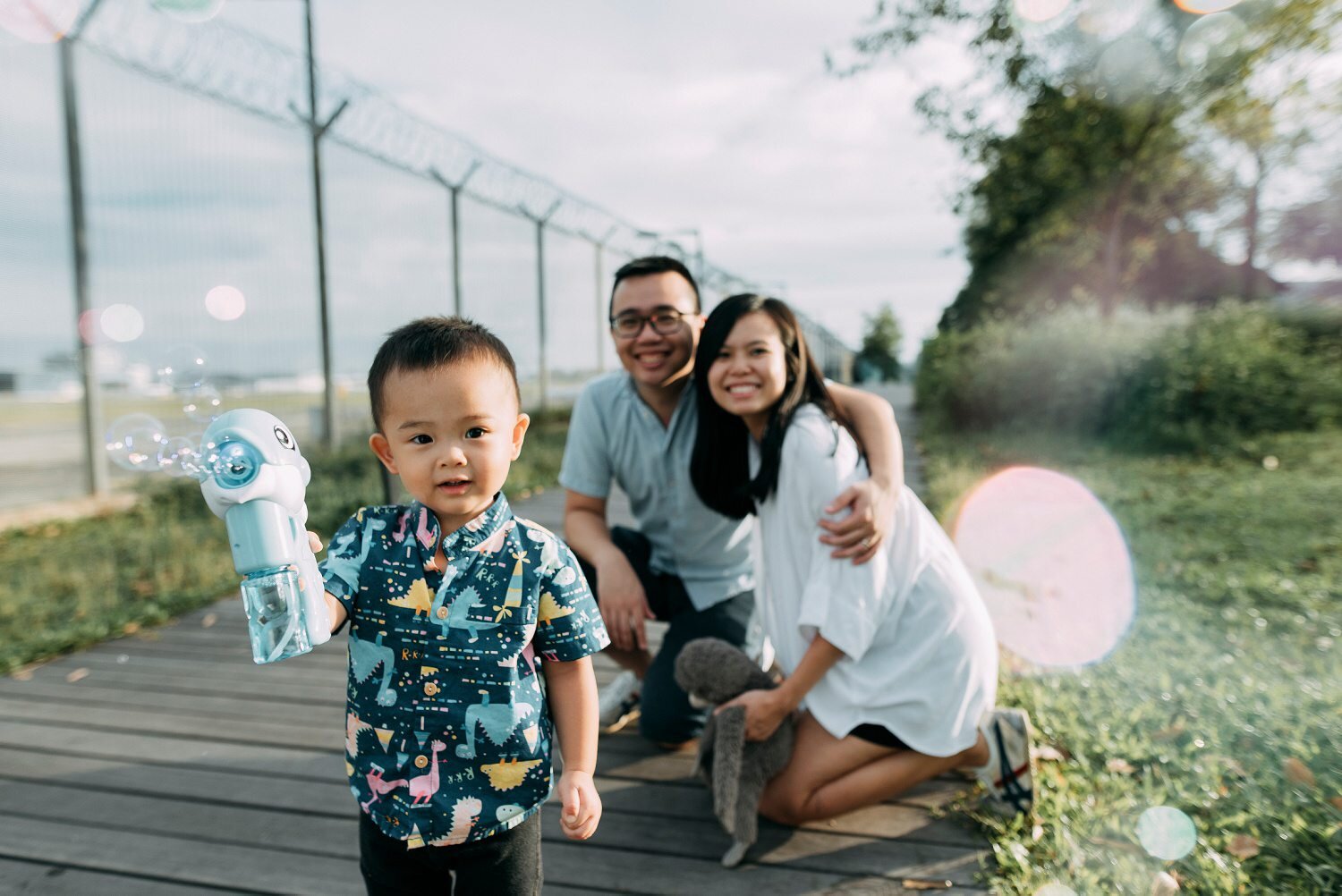 OVAL@Seletar Aerospace Park family photoshoot