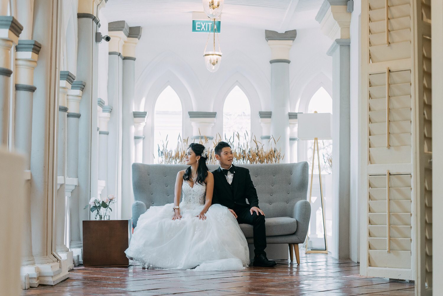 Alcove at Caldwell House Wedding