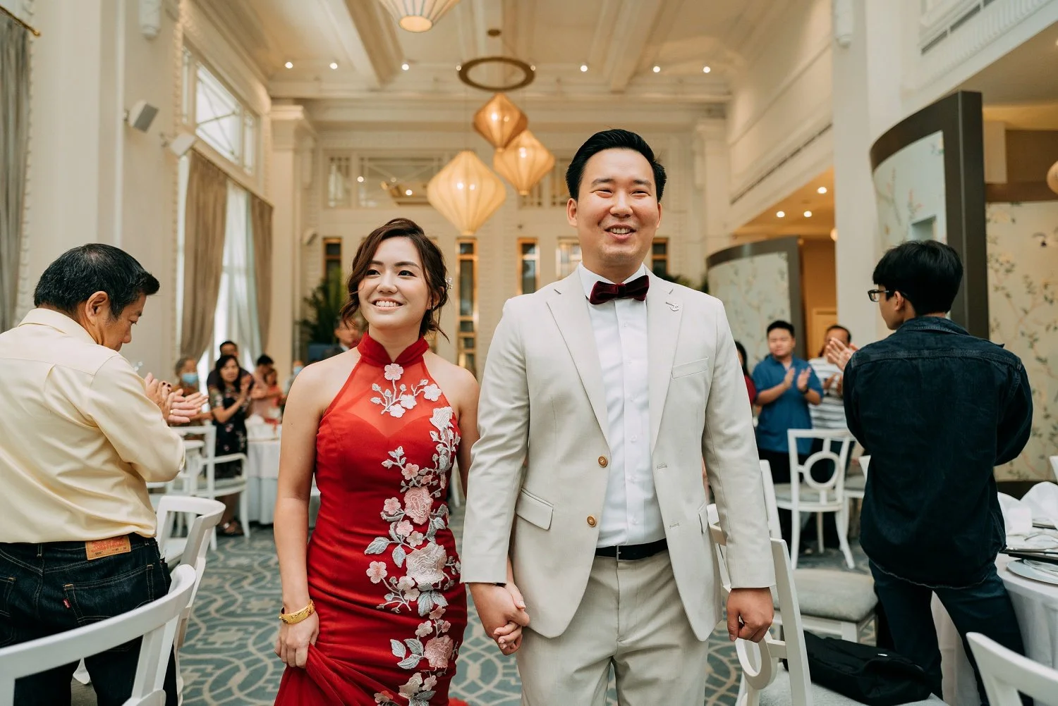 Wedding at Jade Restaurant Fullerton Hotel