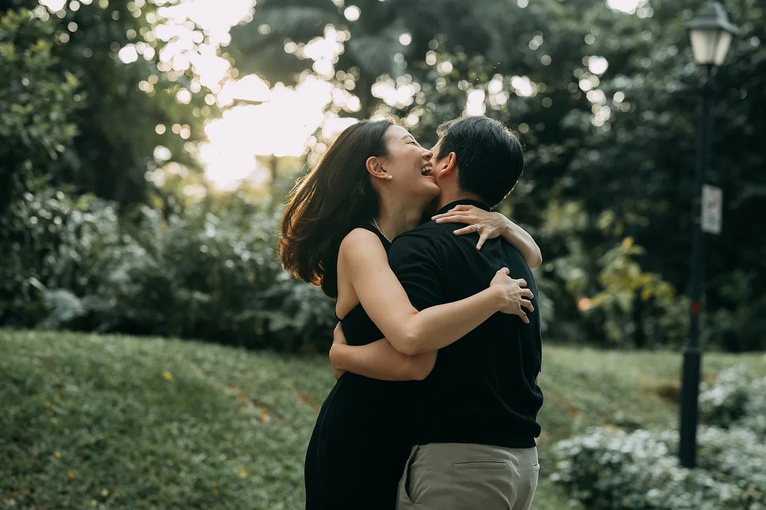 Korean Couple Proposal in Singapore – A Fort Canning Love Story
