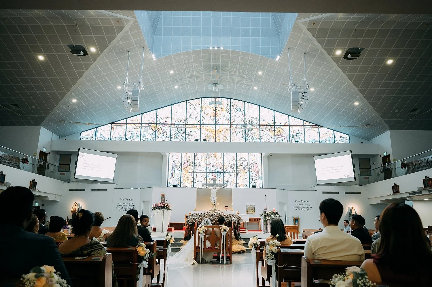 Wedding at Church of the Holy Spirit