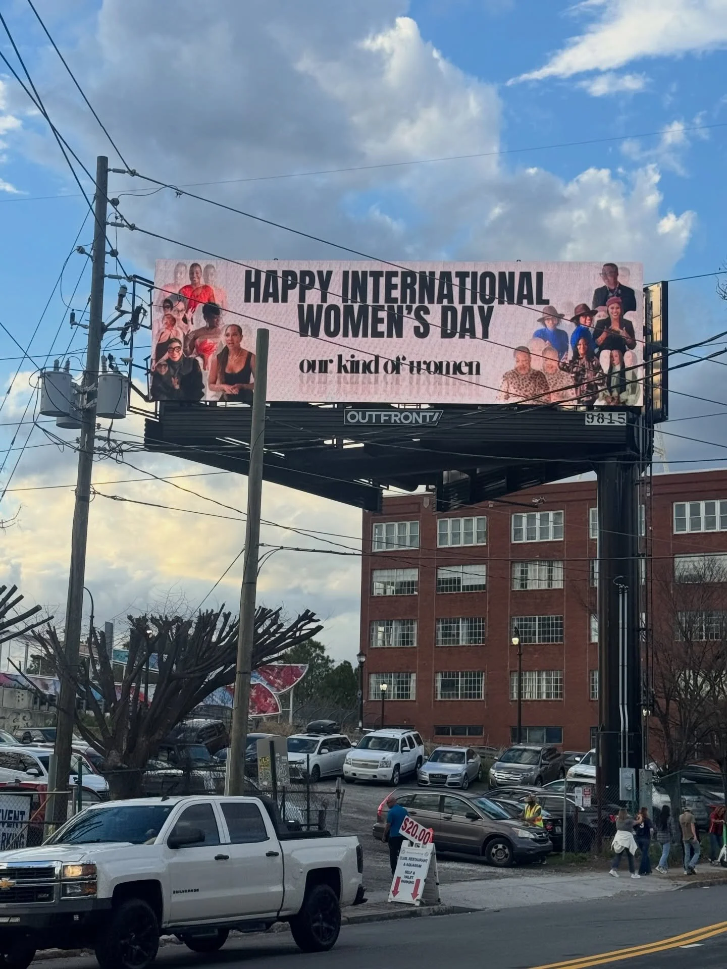 @terrijvaughn and I can&rsquo;t wait to celebrate @ourkindofwomen tomorrow at @ilovethedoux  on International Women&rsquo;s day! Happy Women&rsquo;s History Month! 

Thank you to @ourkindofwomen&rsquo;s @kimberlyrenay for this billboard and @joyalant