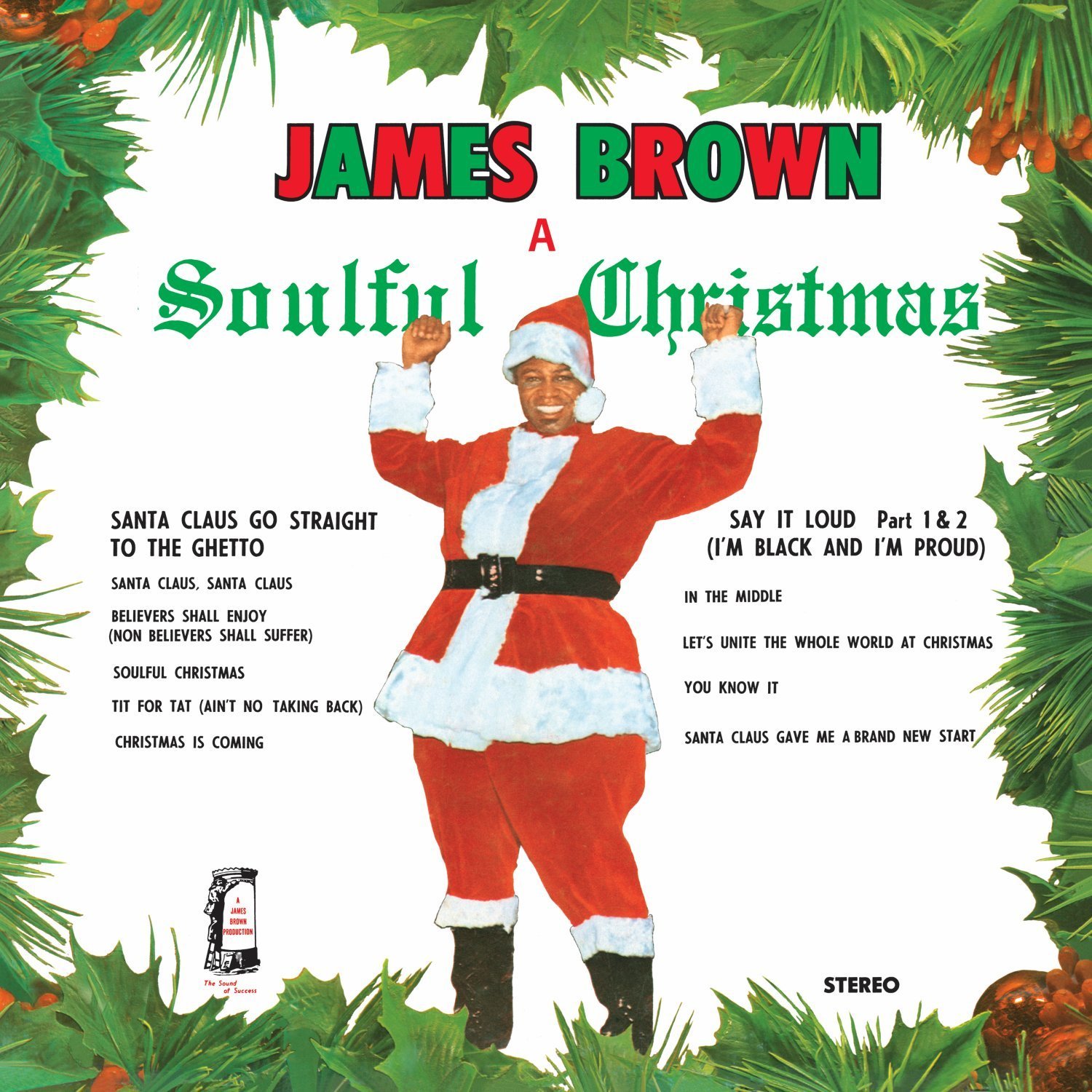 James Brown loves you...all good cheer: Soulful Christmas and a Happy New Year. Good God.