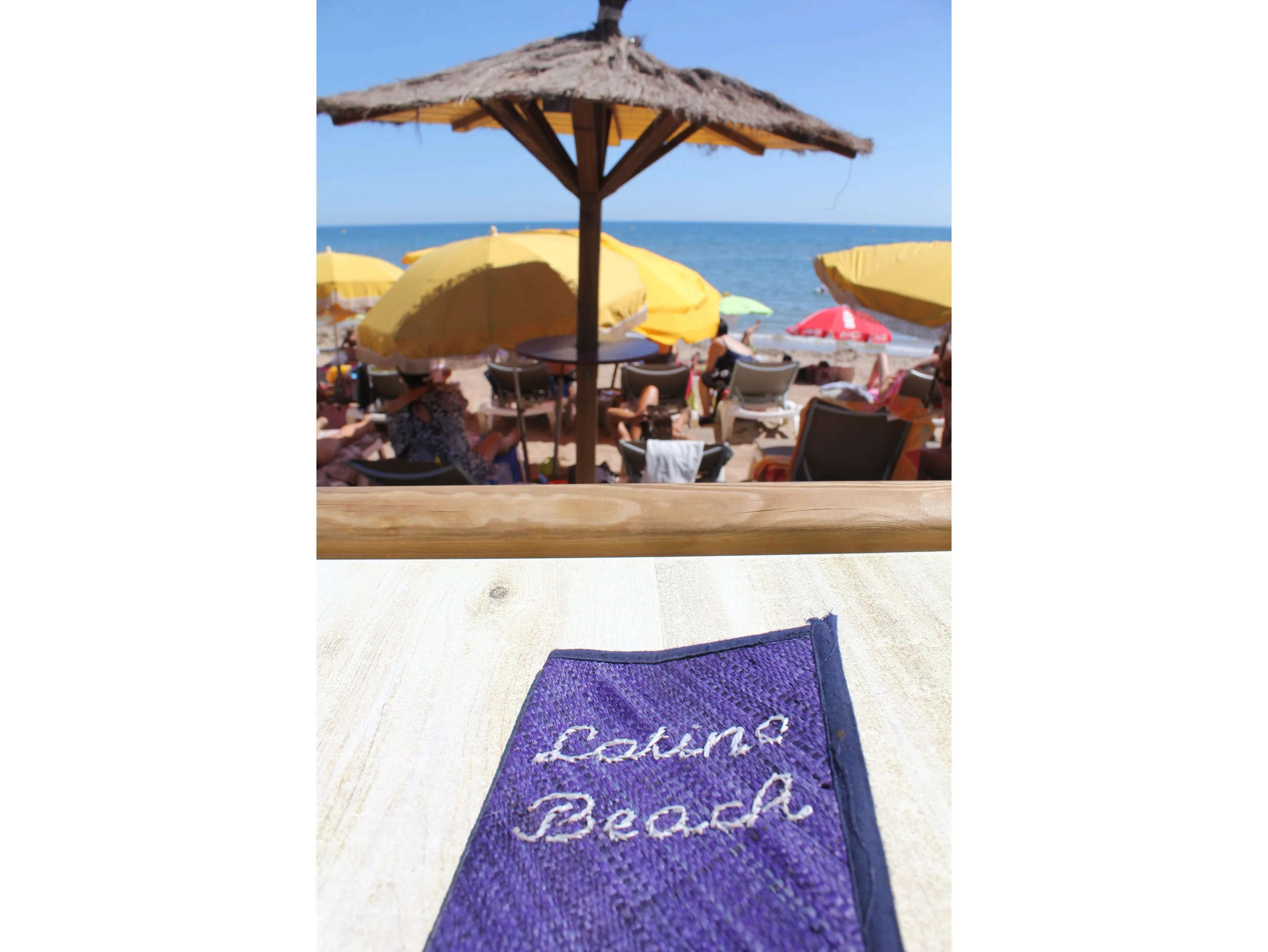 Dining and sunbathing along the Mediterranean