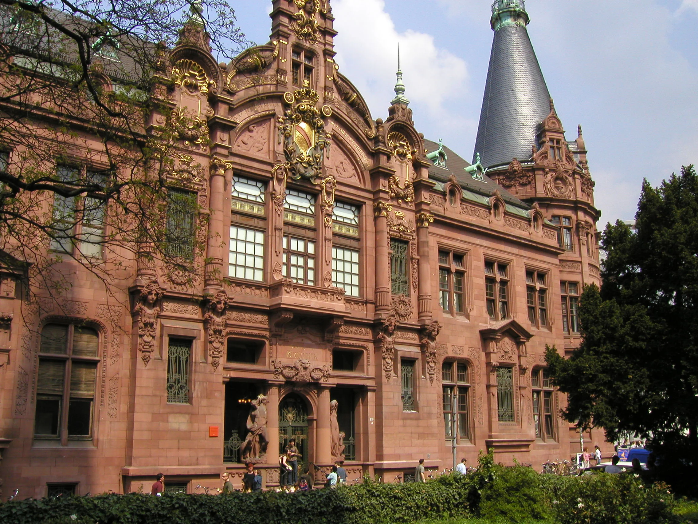 The main humanities library at Heidelberg, my alma mater