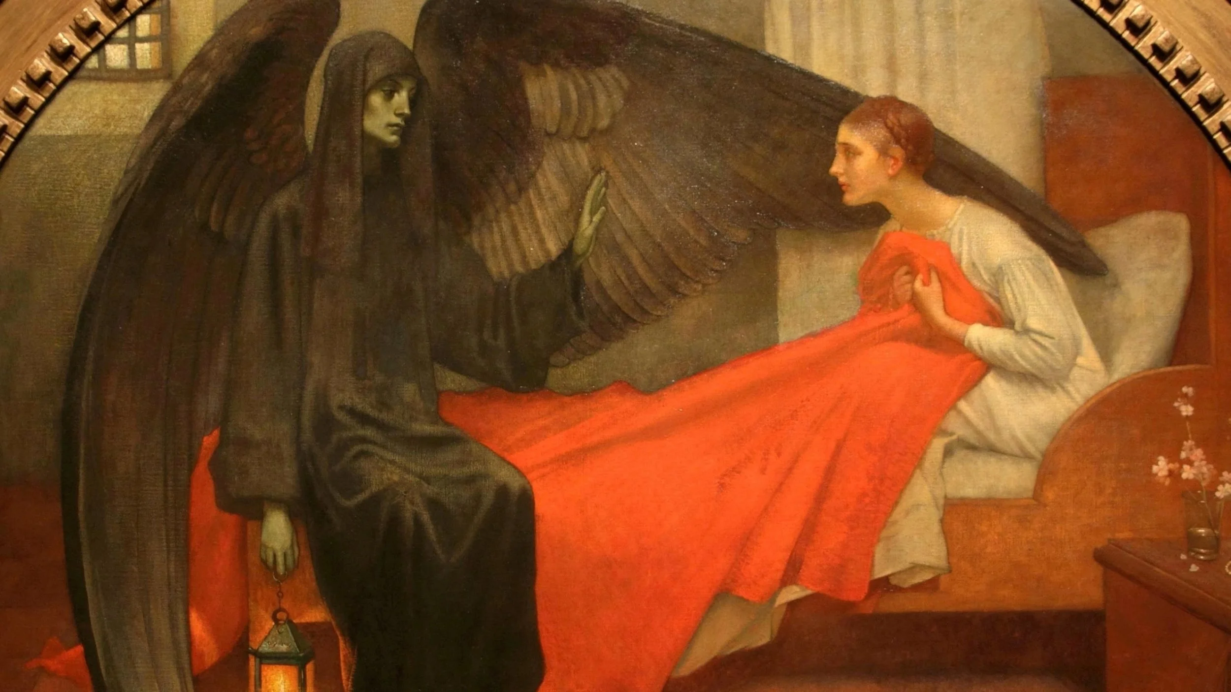 Marianne Stokes, Young Girl and Death