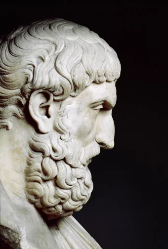 Epicurus, one of philosophy's more handsome gentlemen
