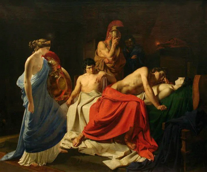 Nikolai Ge, Achilles Lamenting the Death of Patroclus
