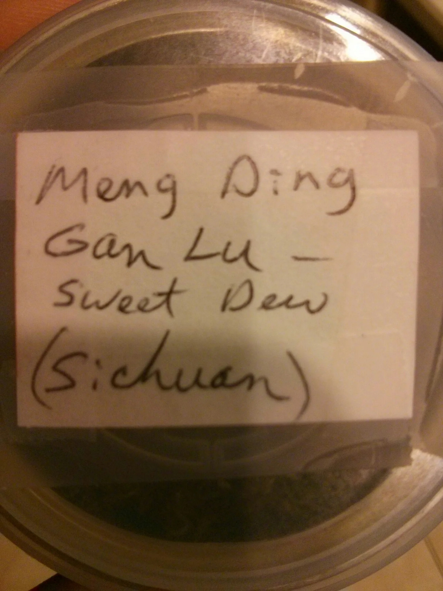 Meng Ding Gan Lu or "Sweet Dew" is a very famous green tea from Sichuan Province.