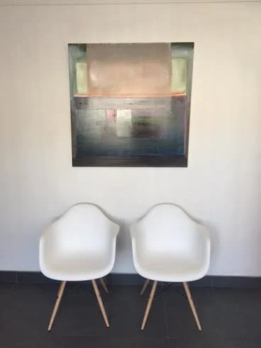 Dental Practice waiting room-before and after