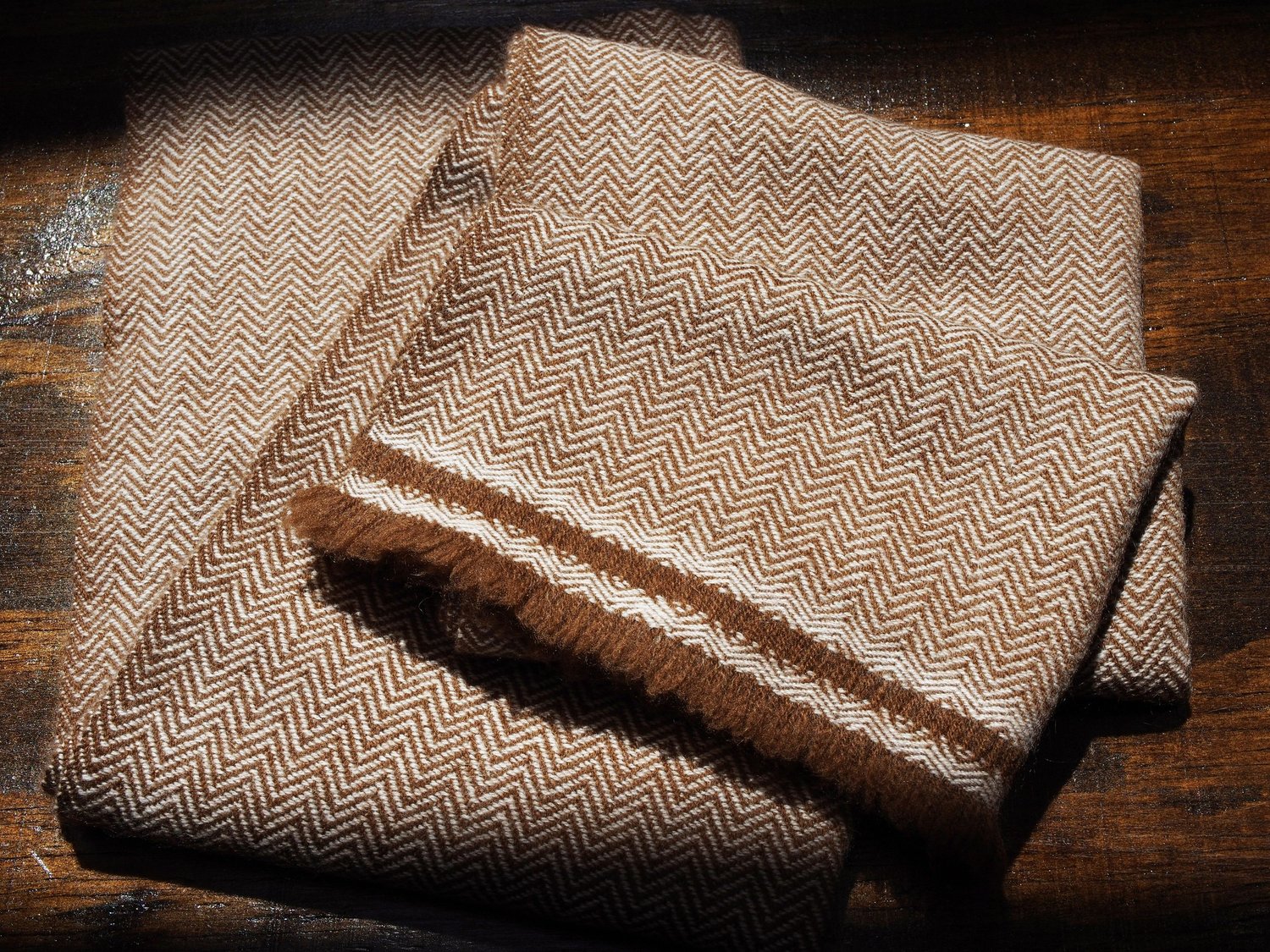 Unisex Cashmere/Merino Wool Herringbone — TWEEDLES