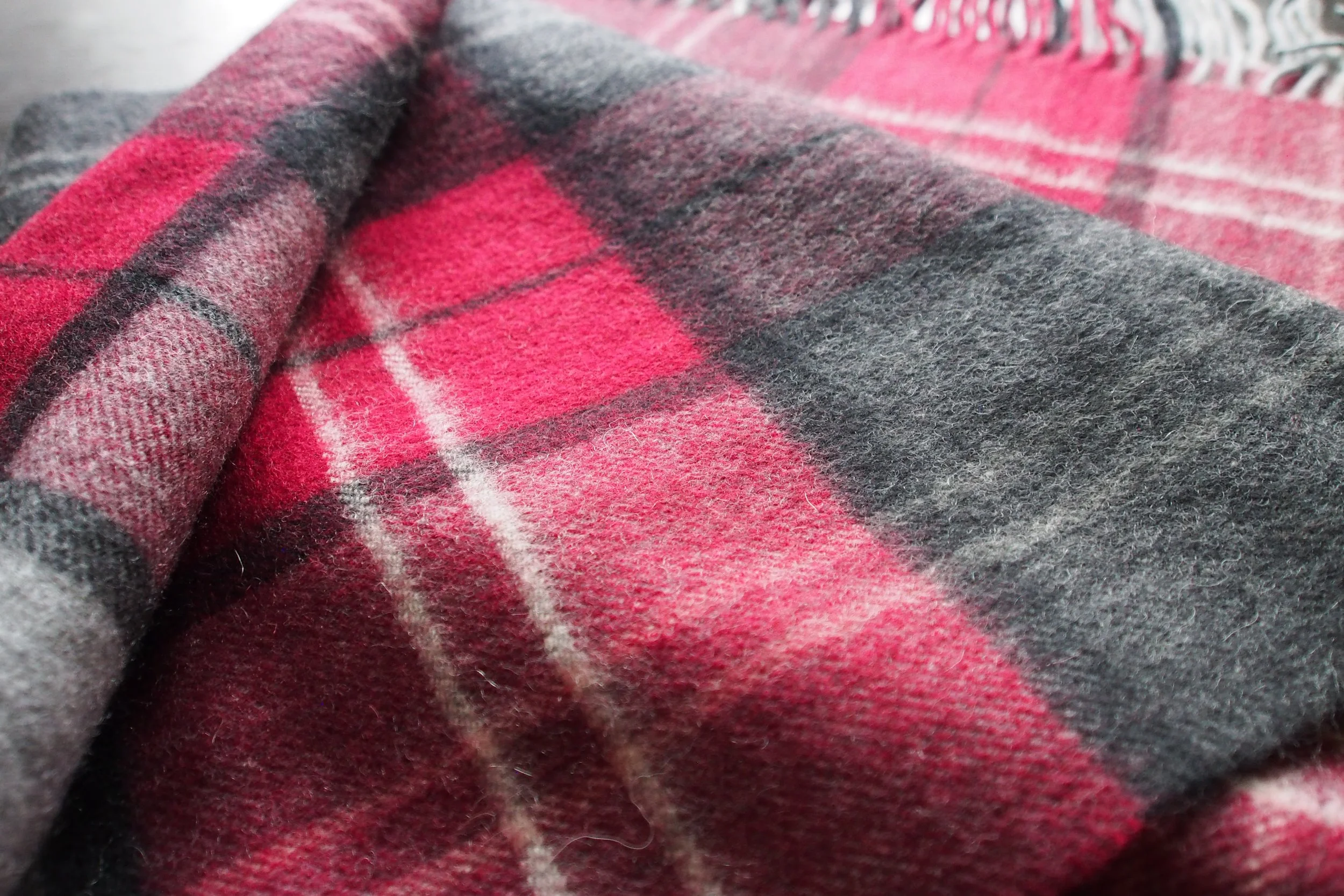 Unisex Cashmere Plaid