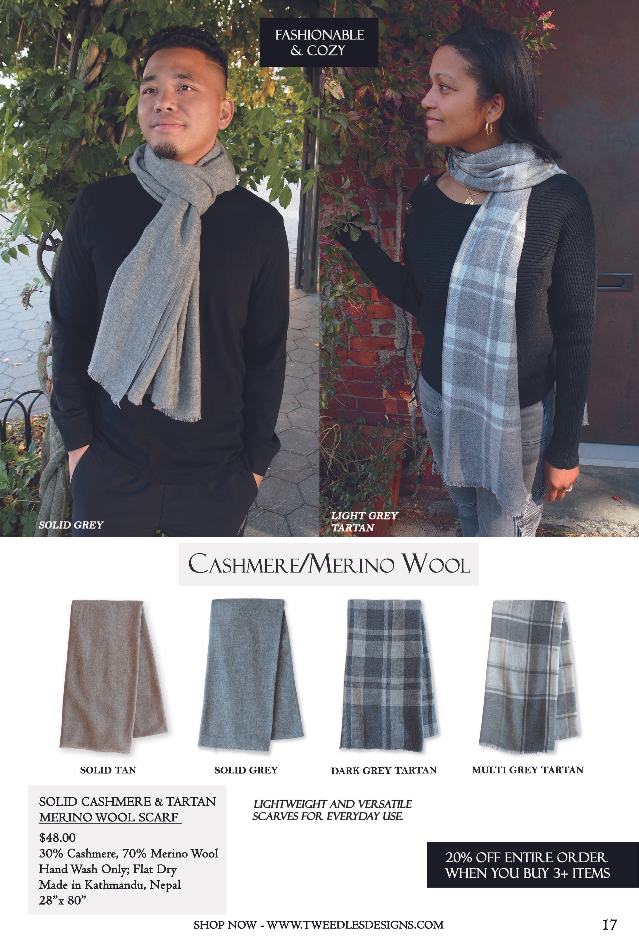 Catalog 2023 - Page 17 - (Cashmere Merino Solid and Tartan).jpg