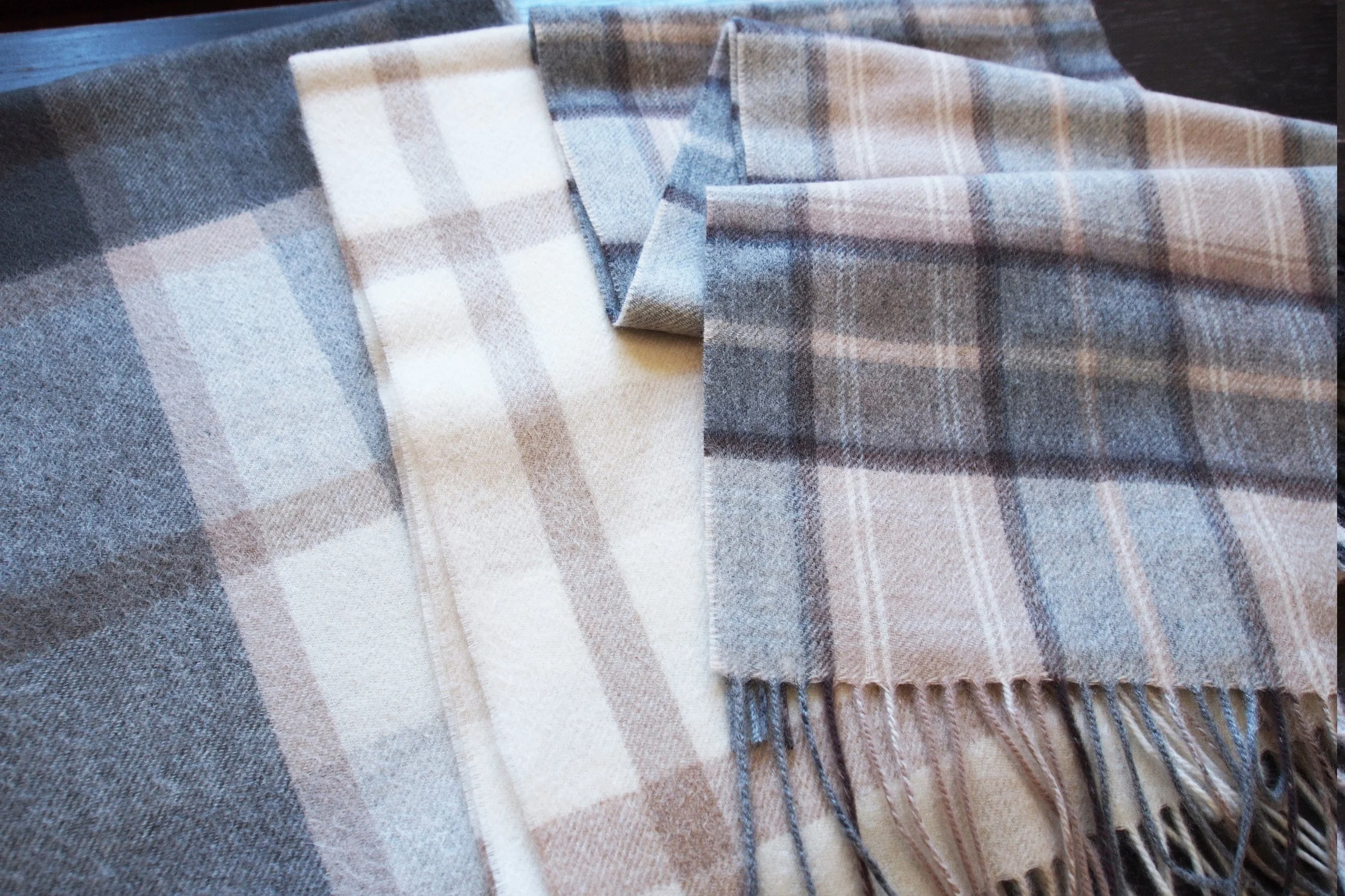 Unisex Cashmere Plaid