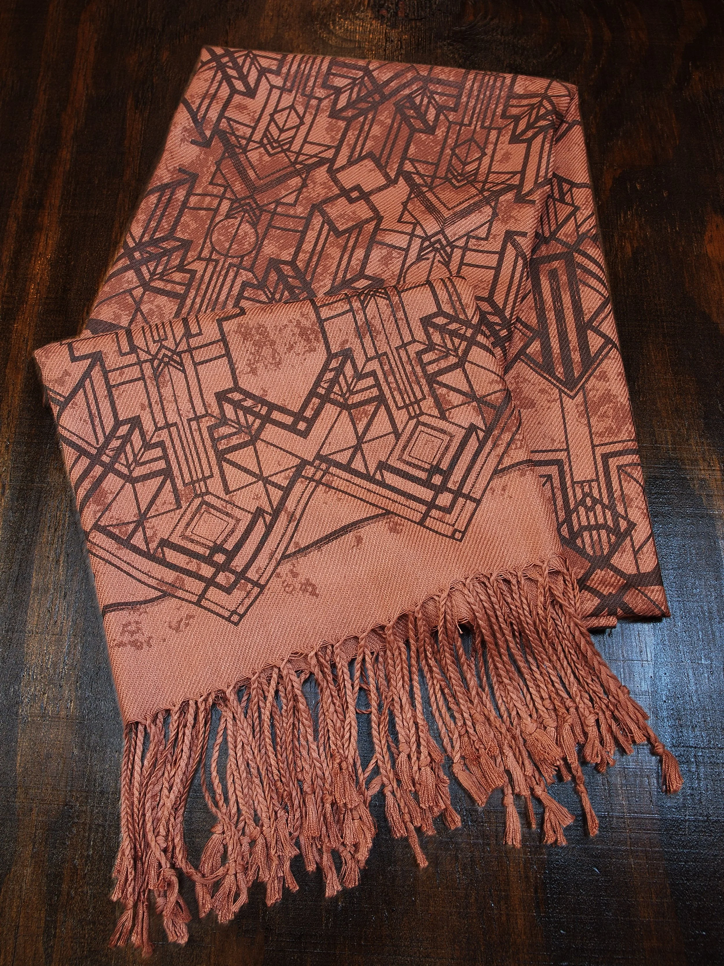 Gotham - Hand Printed Scarf