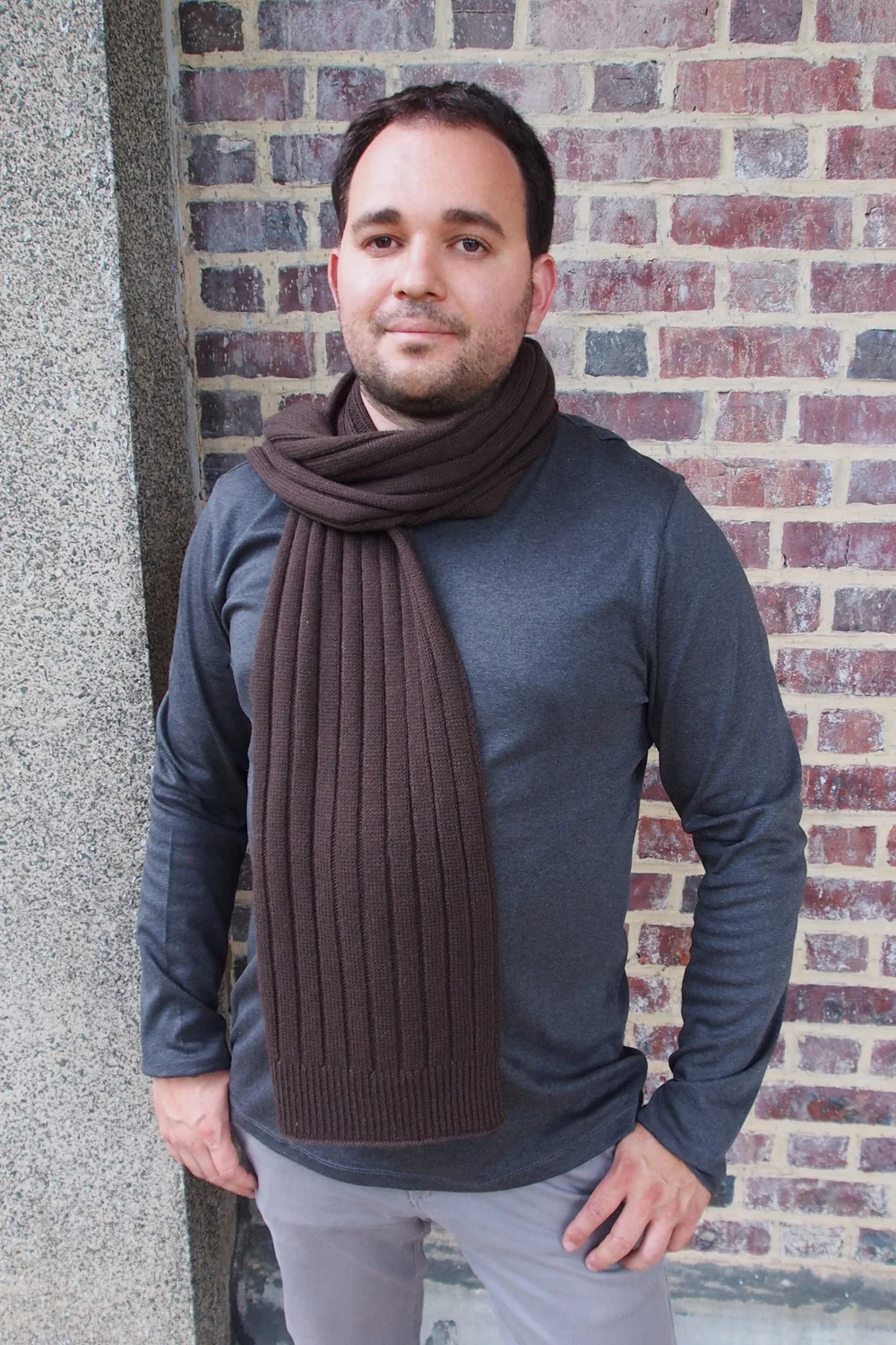 MEN'S KNIT SCARF — Tweedles