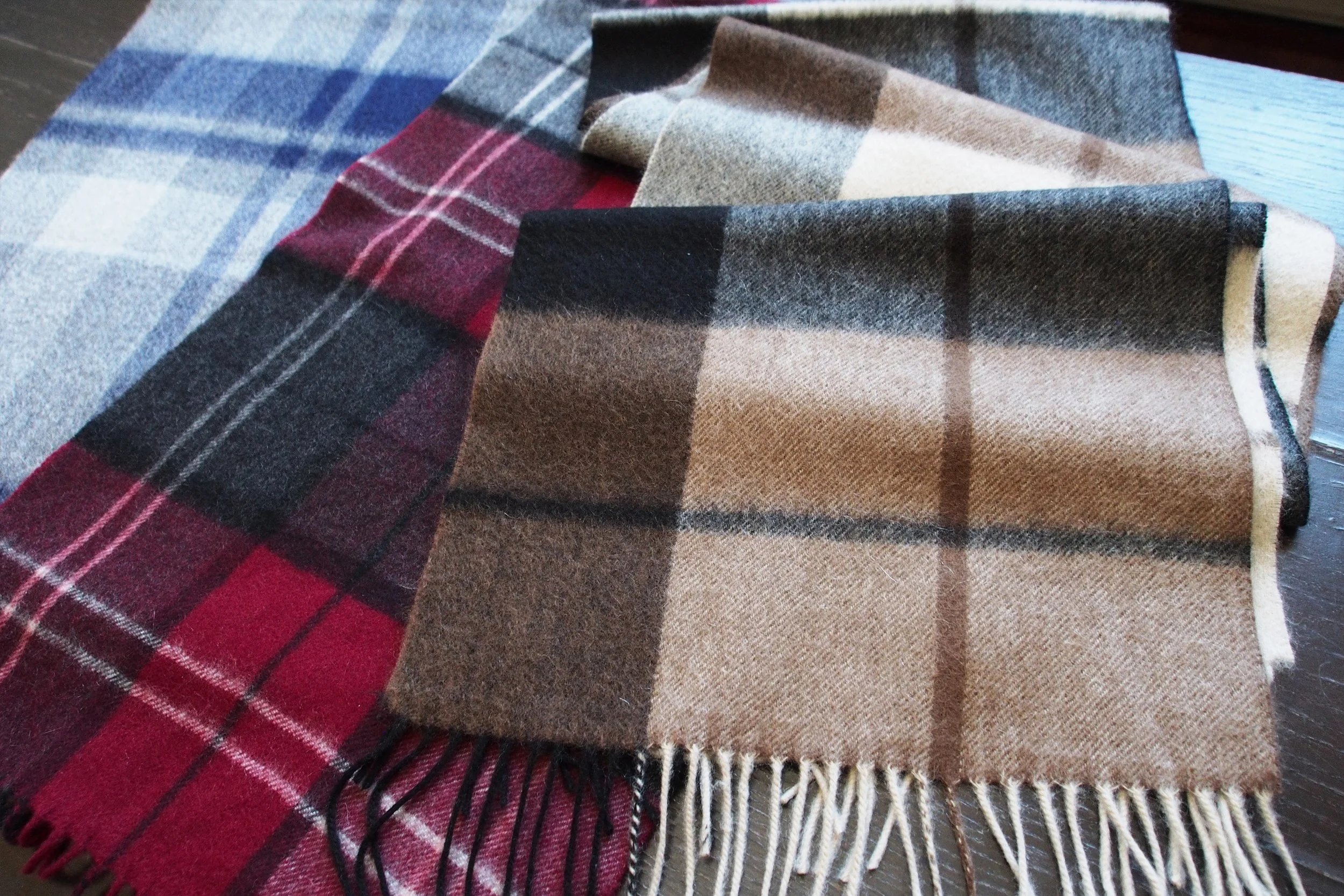 Unisex Cashmere Plaid