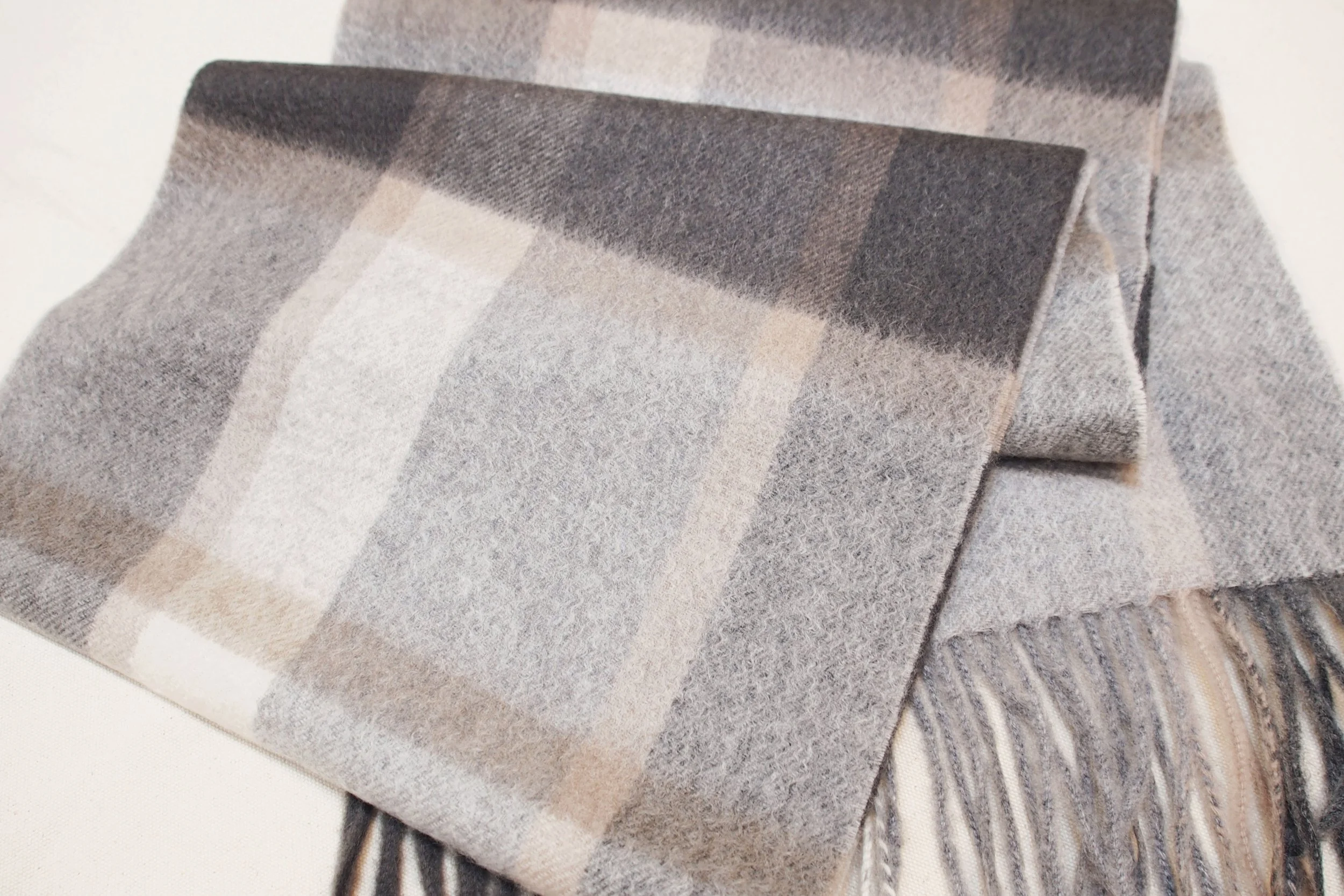 Unisex Cashmere Plaid