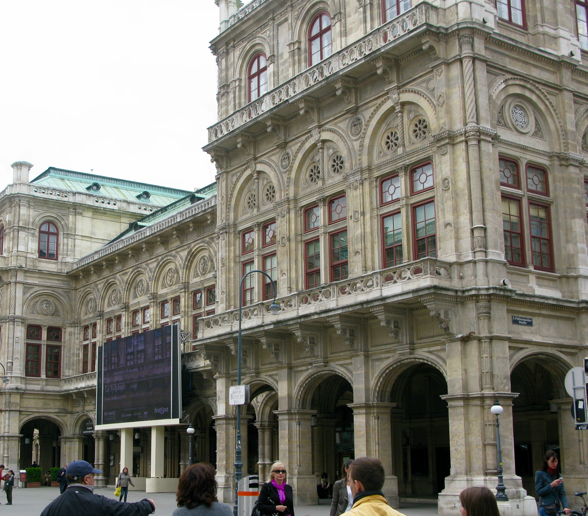 A corner of the huge Opera House 