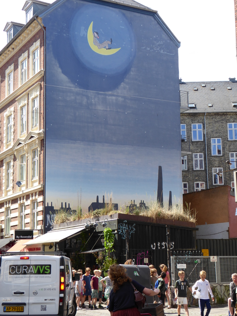 Some fun street art in the Vesterbro district