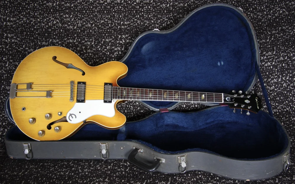 Sold - 1964 Epiphone Riviera E360-TD — Guncotton Guitars