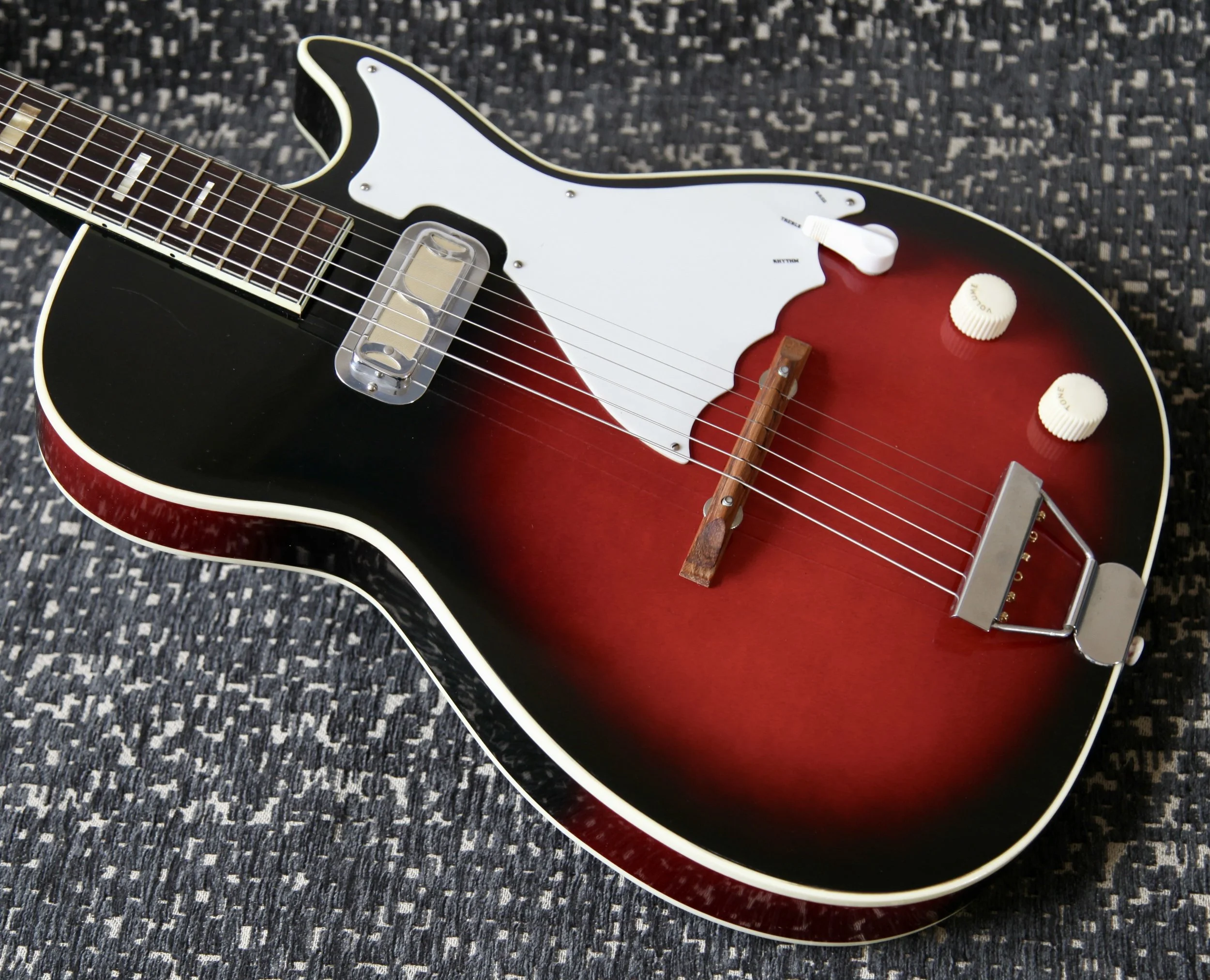 ギター Harmony H47 Stratotone Mercury 1958 1958 Harmony Mercury H47 — Guncotton Guitars