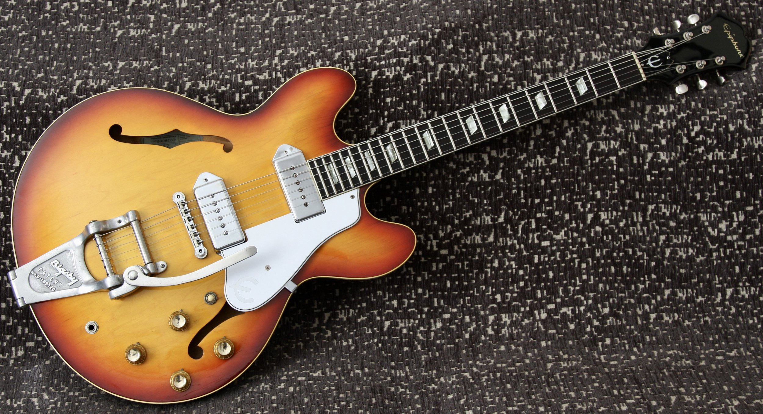 Sold 1965 Epiphone Casino E 230TD Guncotton Guitars