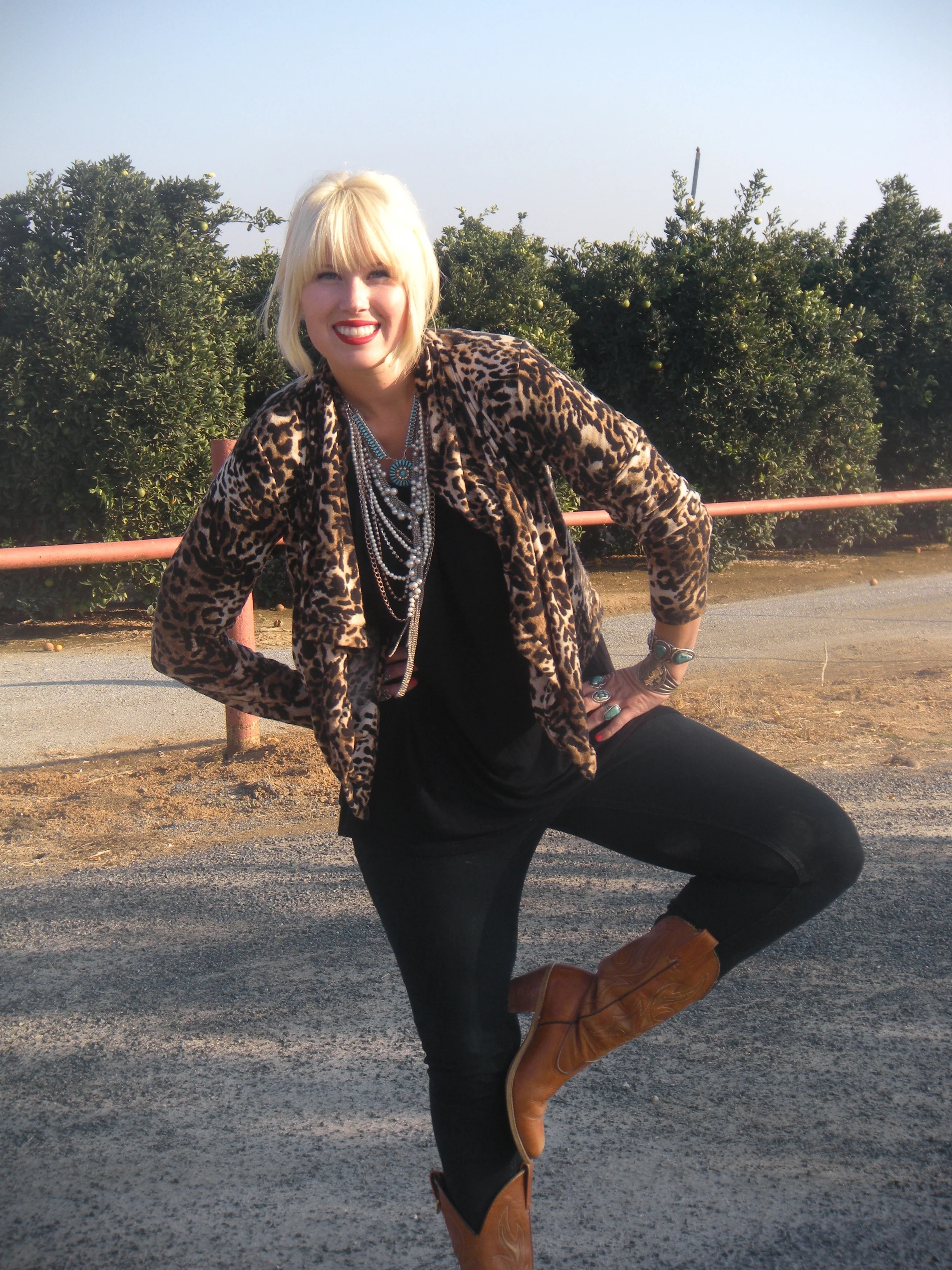 Both pair of boots were thrifted.