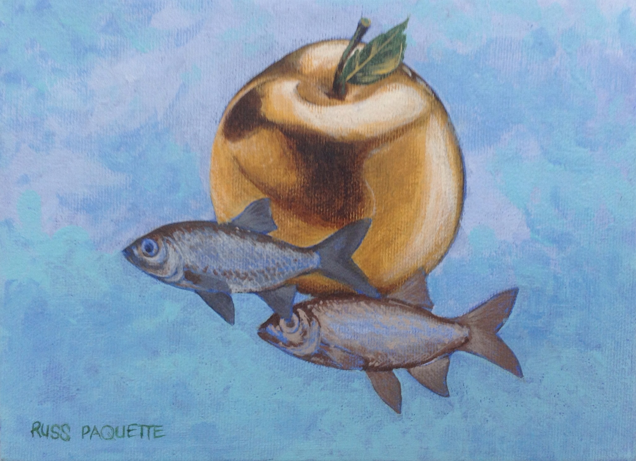 "Together" - 8x6 - acrylic on canvas - private collection of the artist
