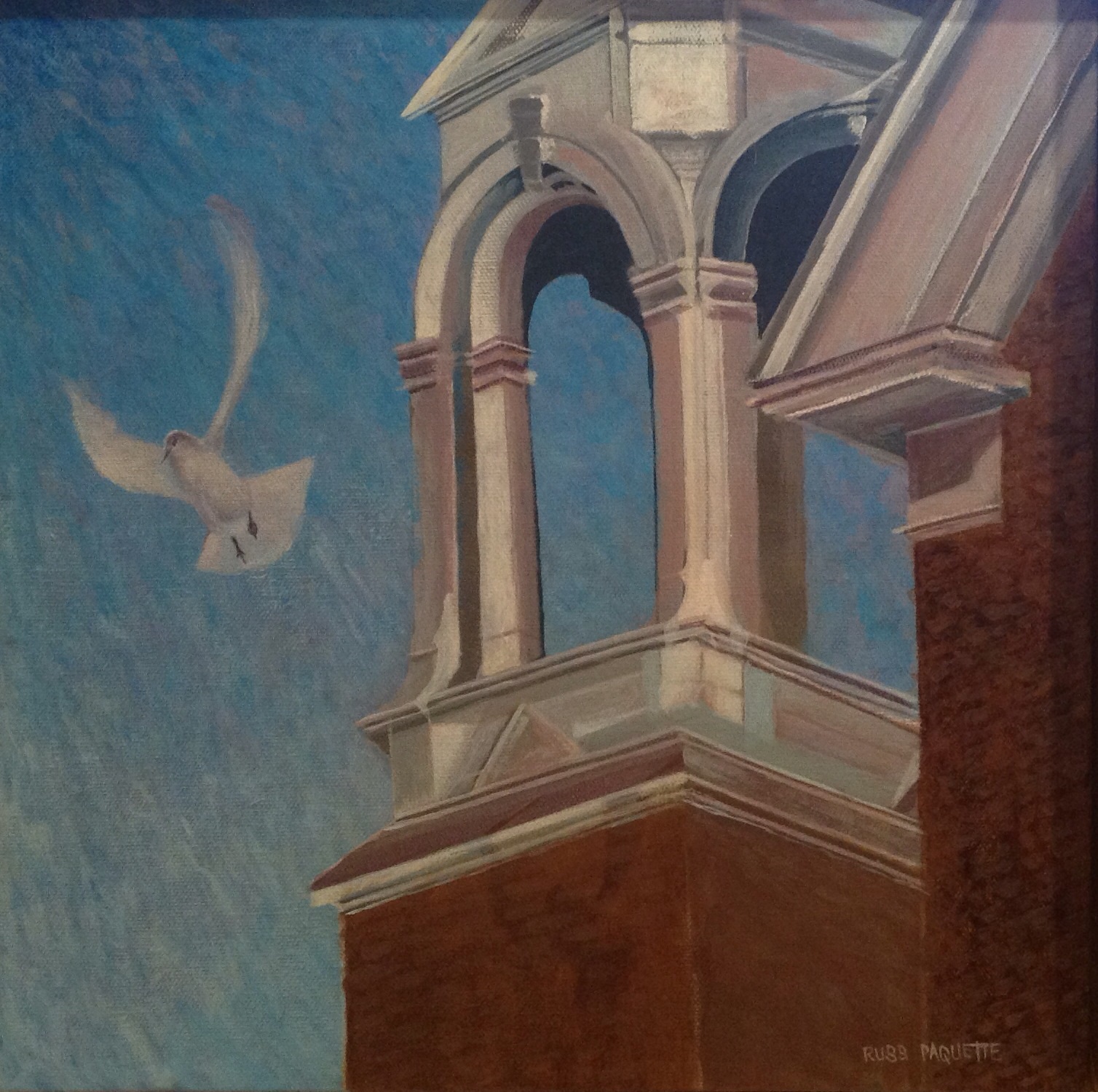"Joy Comes in the Morning" - 12x12 - acrylic on canvas - private collection