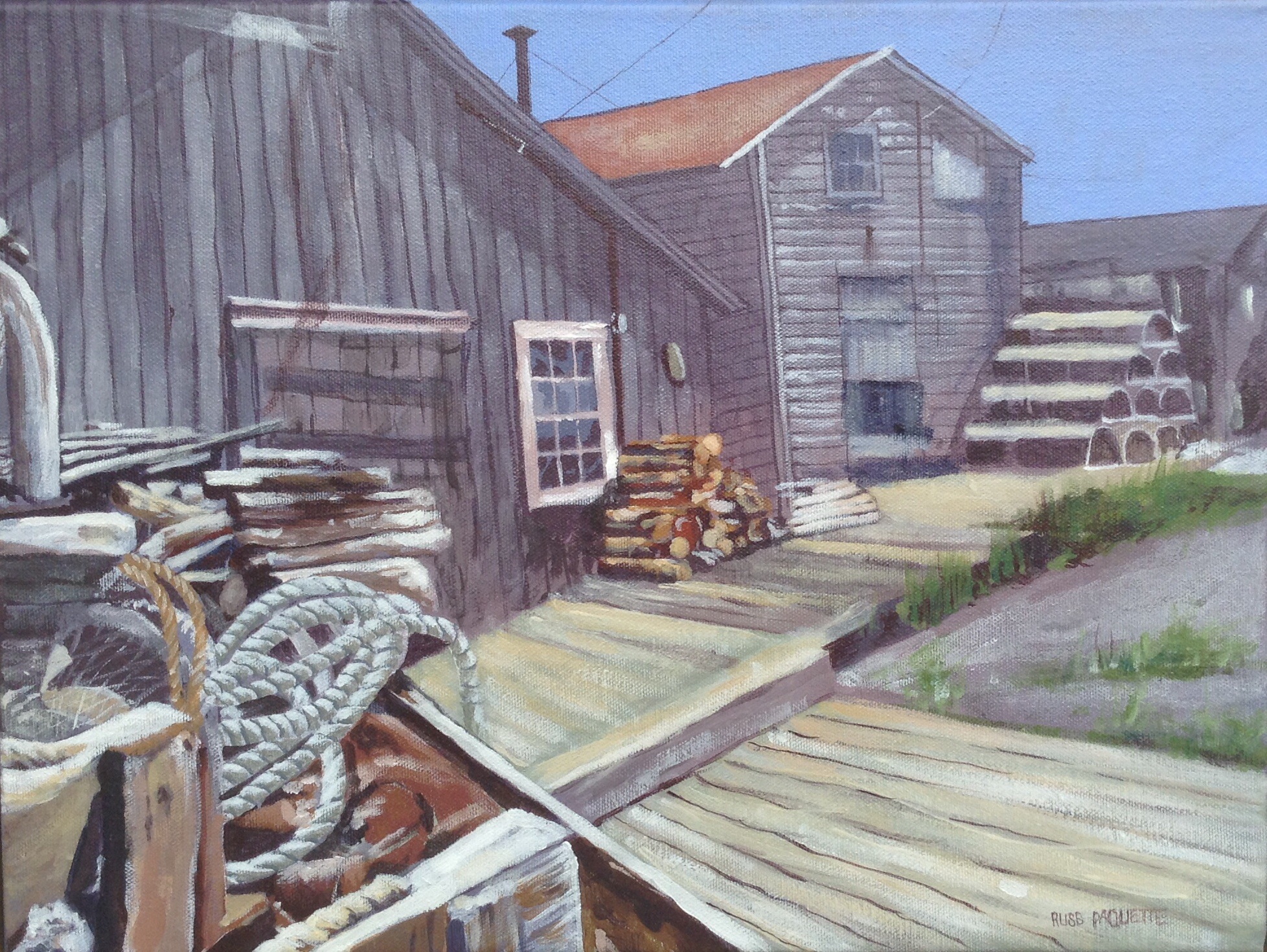 "Voices in the Stillness" - 16x12 - acrylic on canvas - private collection