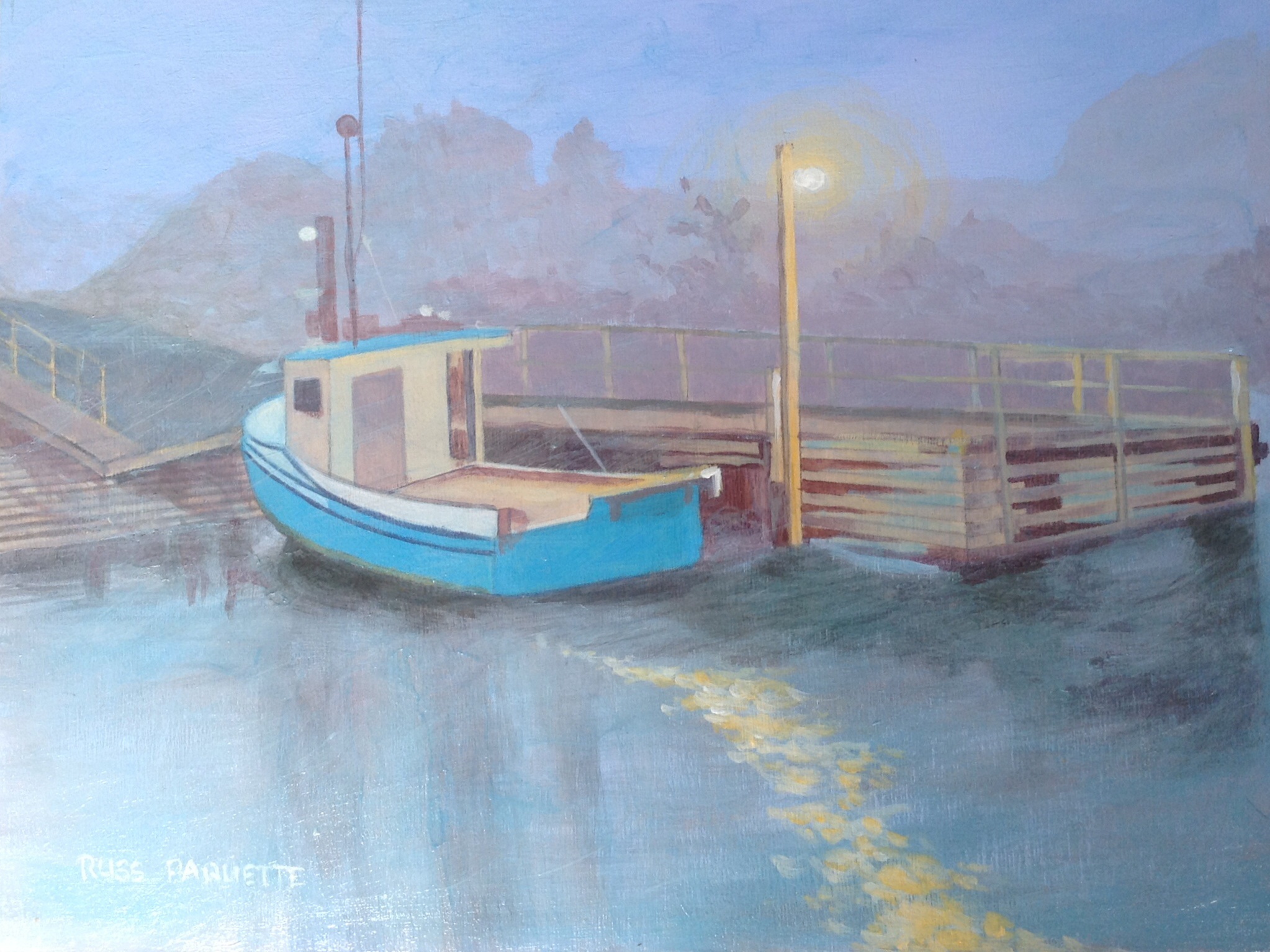 "The Light" - 12x9 - acrylic on board - private collection