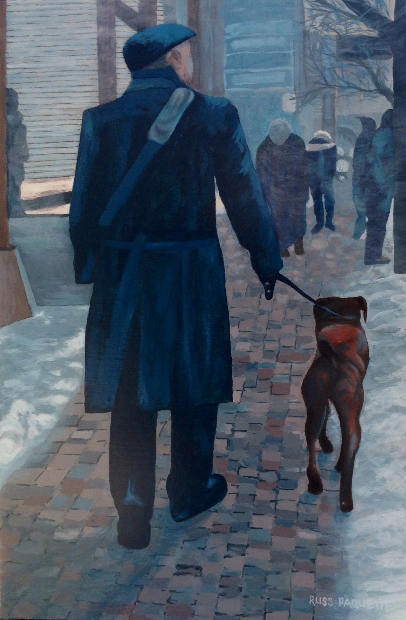 "Going Home" - 12x18 - acrylic on board - private collection