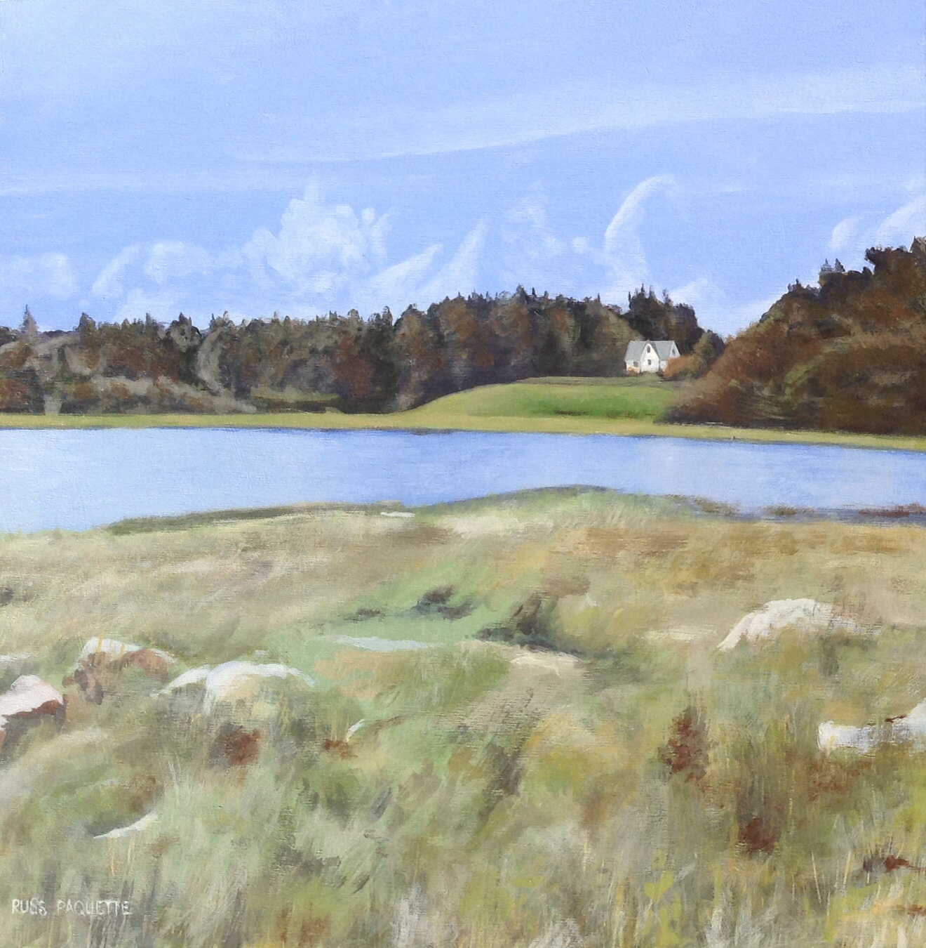 "Where Time Stands Still" - 16x16 - acrylic on board - available