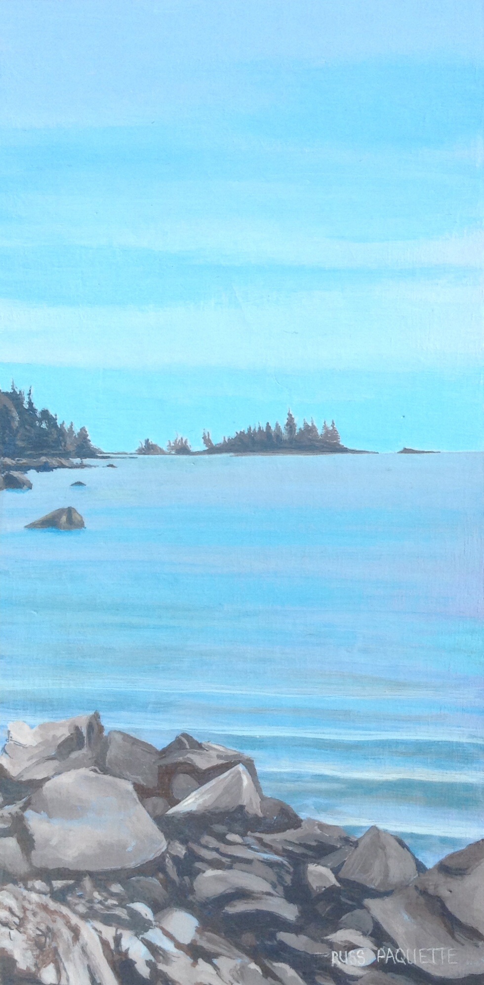 "Constant" - 6x12 - acrylic on board - private collection
