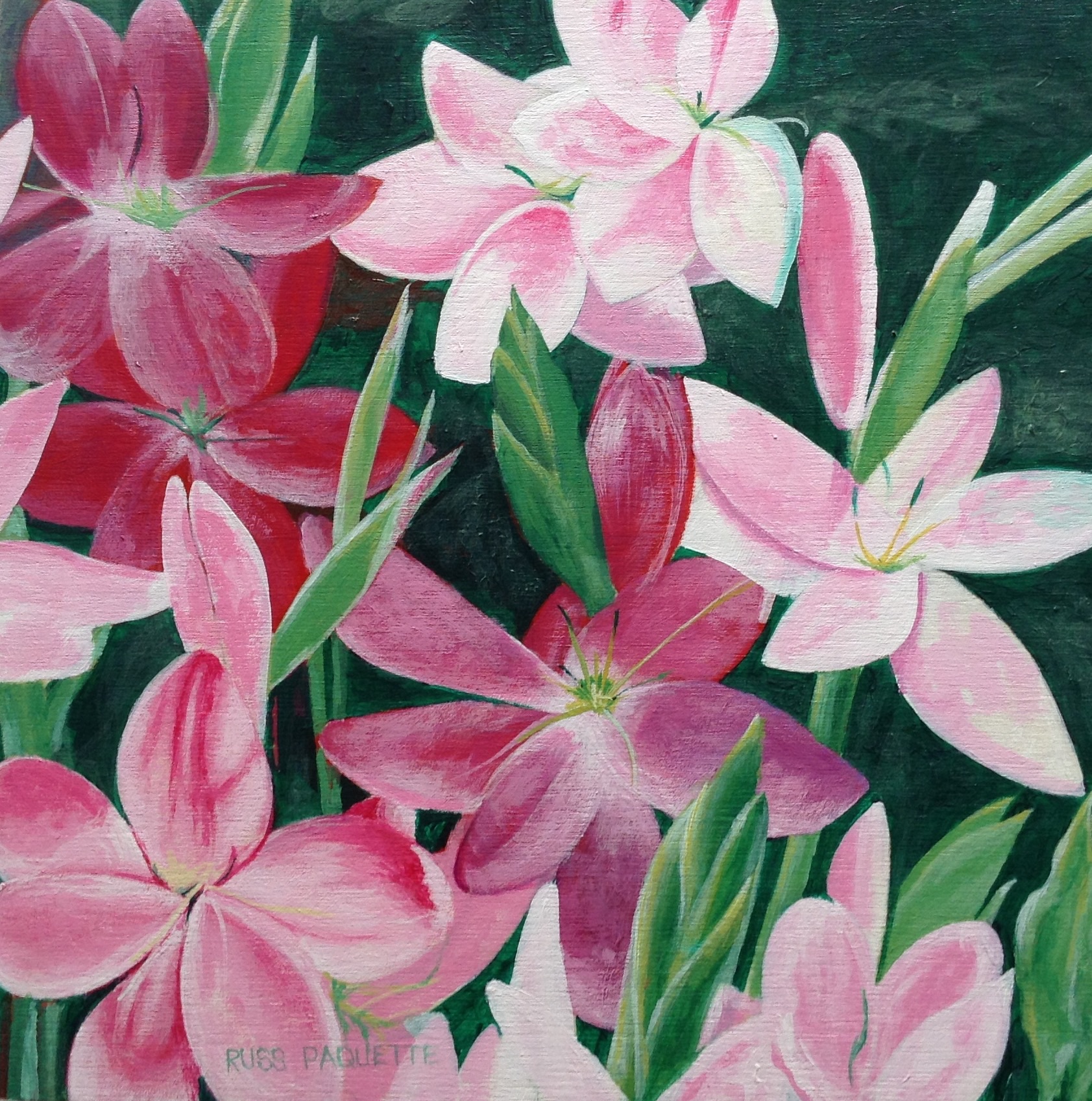 "Morning Has Broken" - 12x12 - acrylic on board - private collection