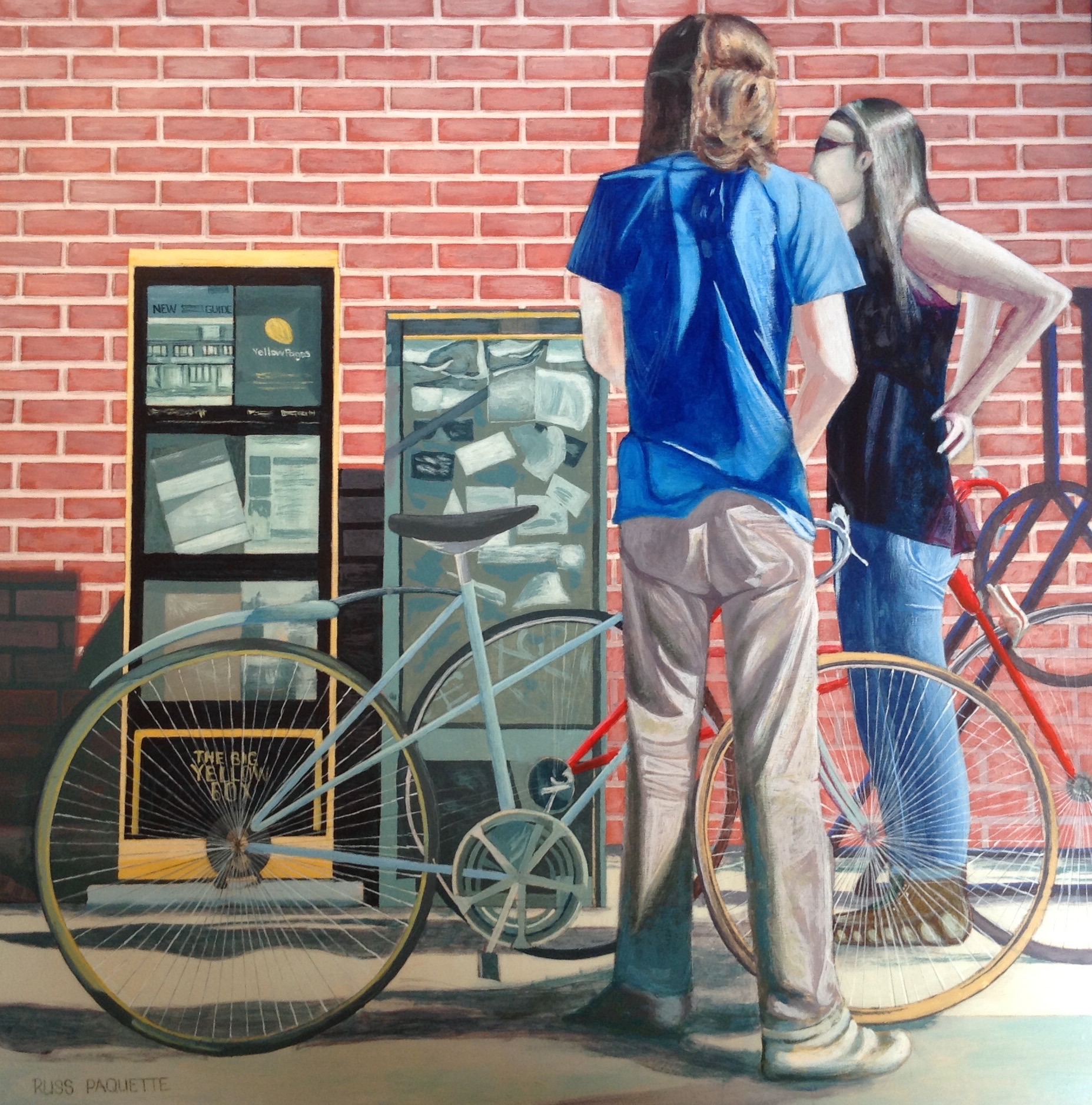 "The ByWard News" - 20x20 - acrylic on board - gallery edges - available