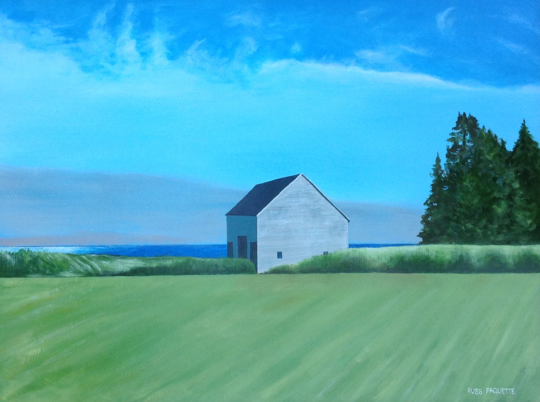 "Atlantic Fogbank" - 24x18 - acrylic on board - available