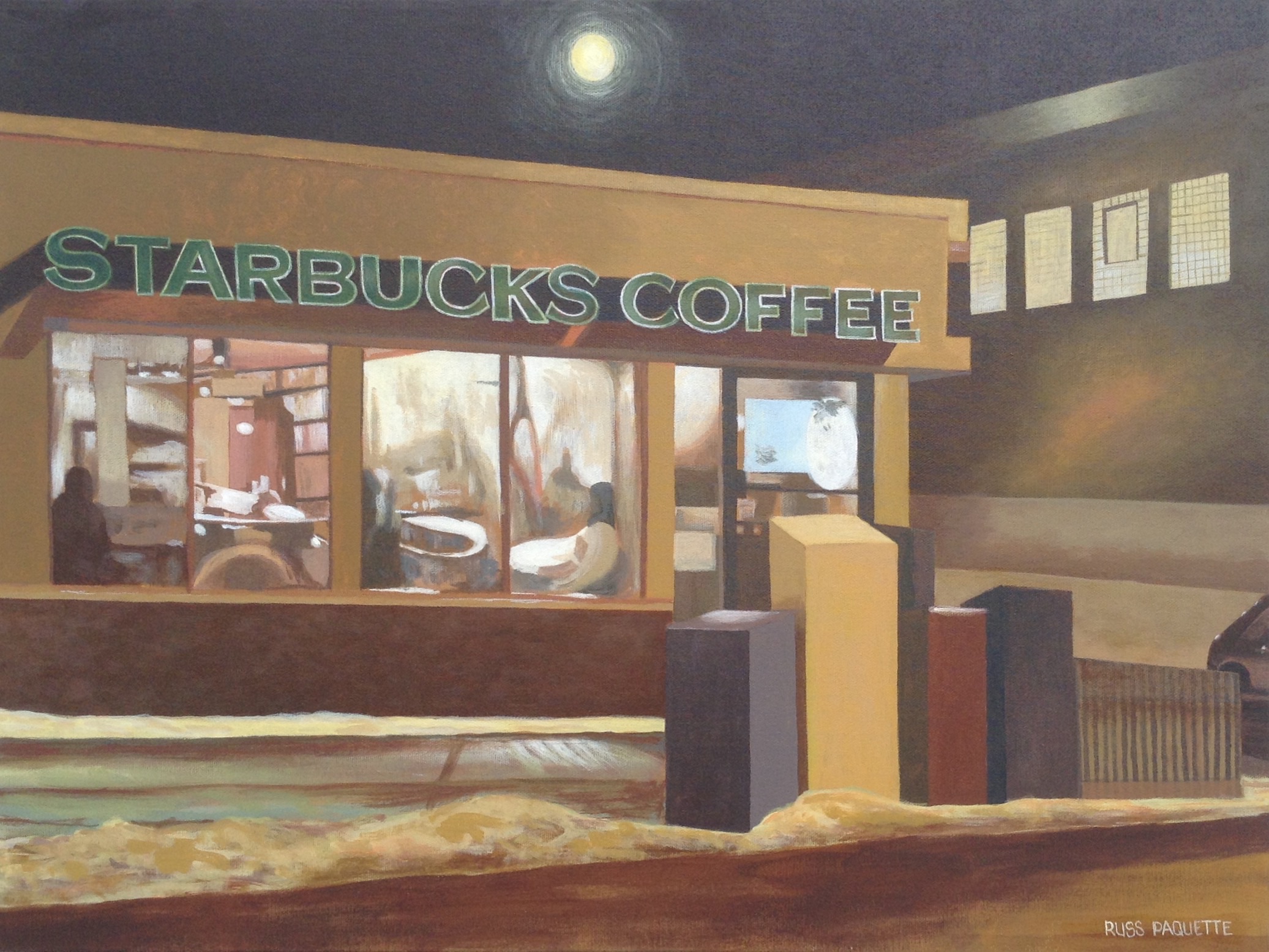 "The Holiday" - 30x24 - acrylic on canvas - private collection