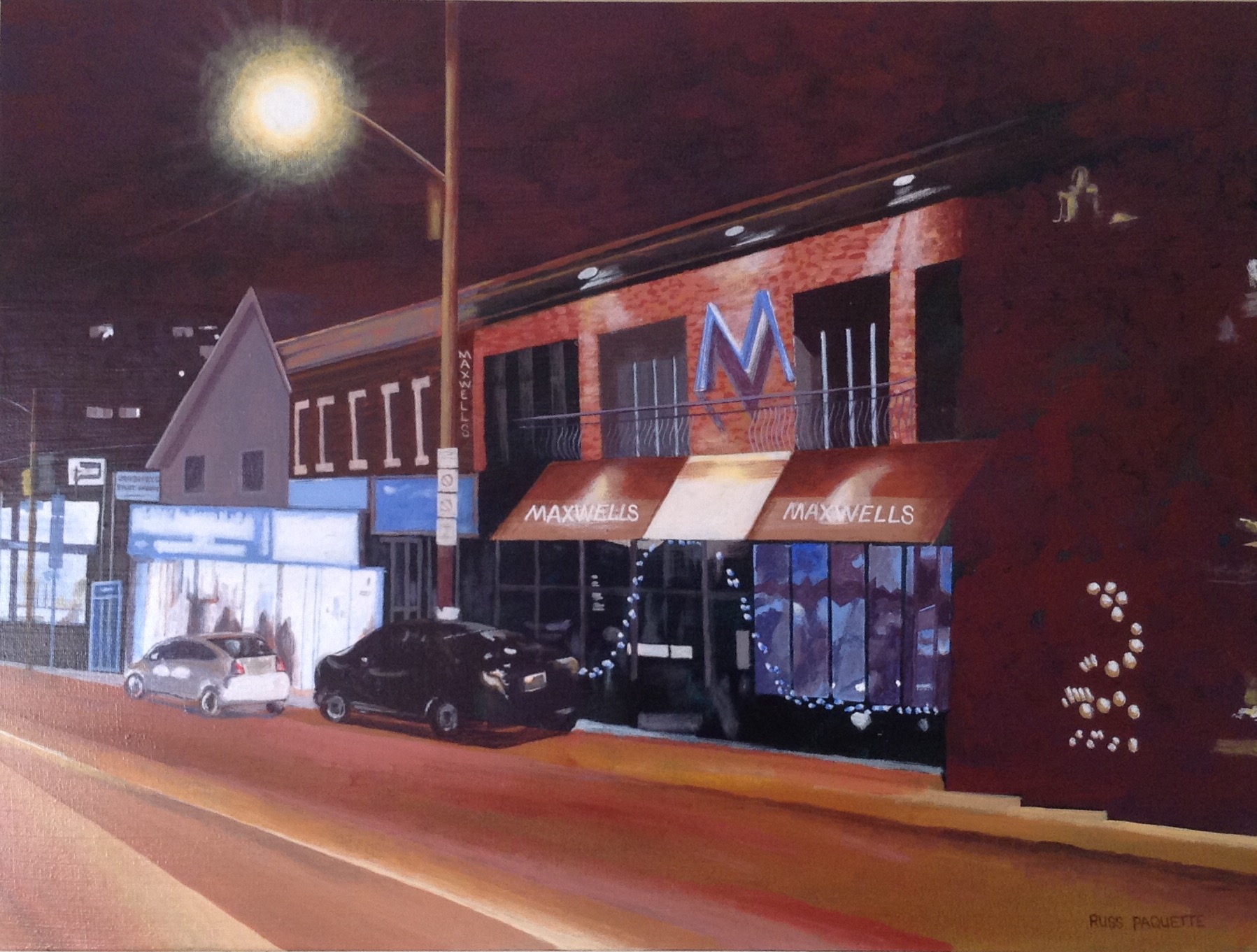 "Closing Time" - 24x18 - acrylic on canvas - gallery edges - private collection