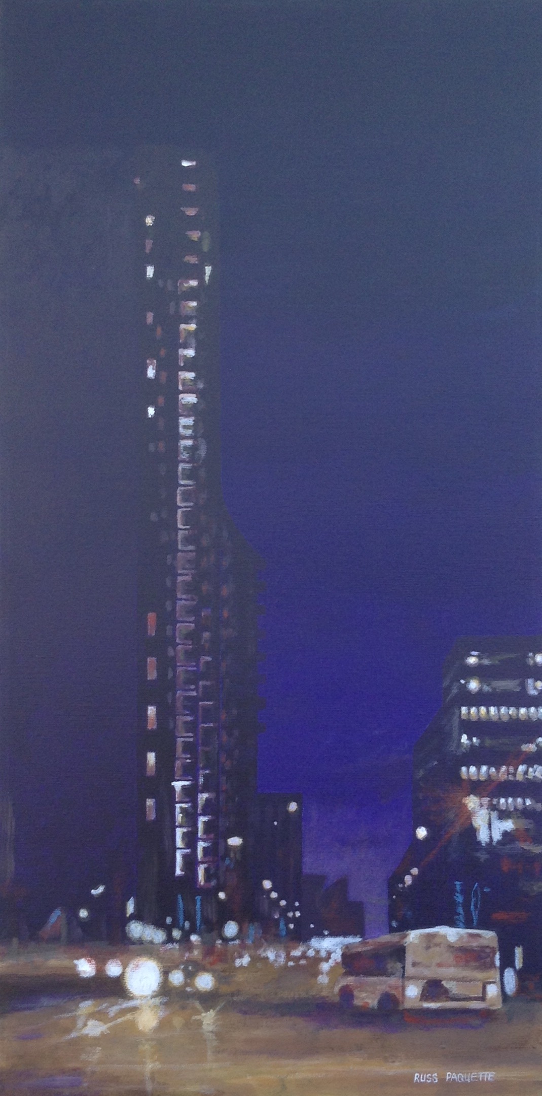 "The Ride Home" - 12x24 - acrylic on canvas - gallery edges - available