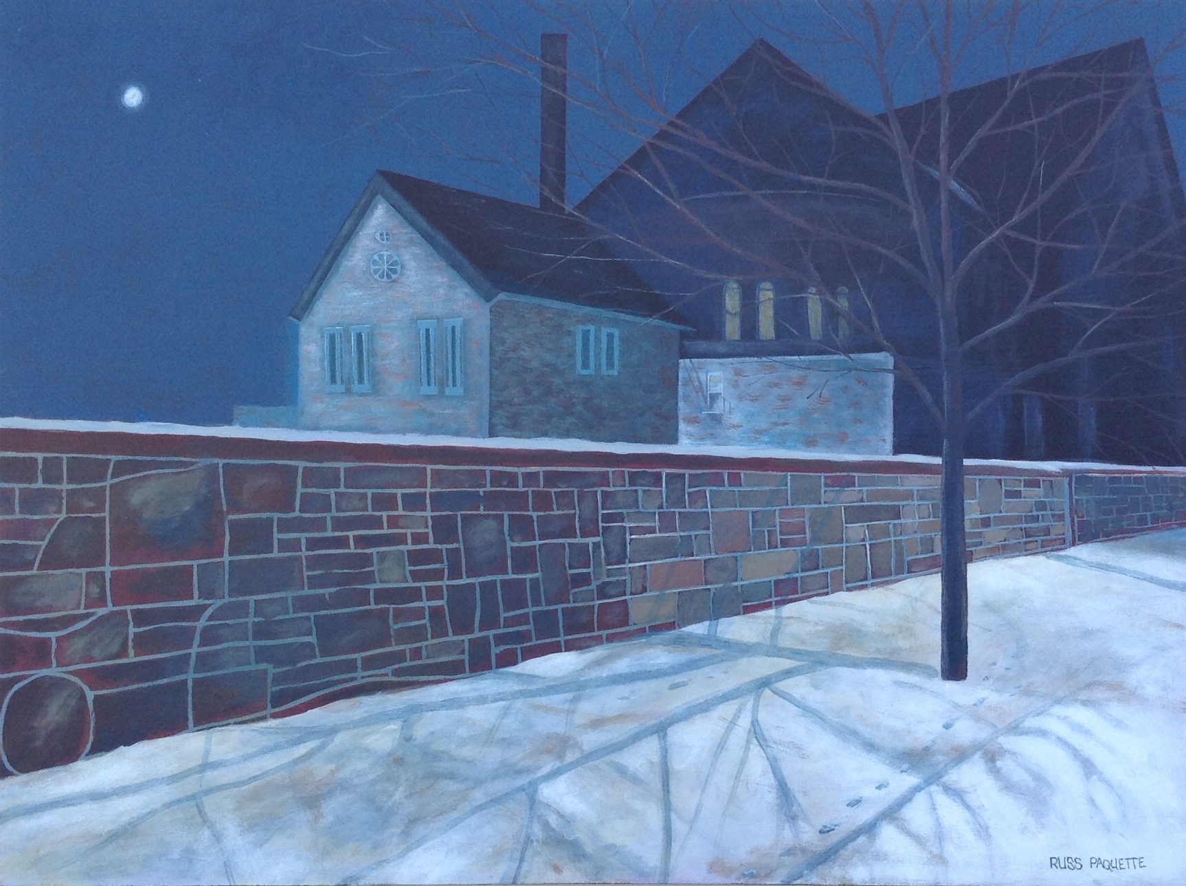 "Under Sacred Light" - 24x18 - acrylic on board - gallery edges - private collection.
