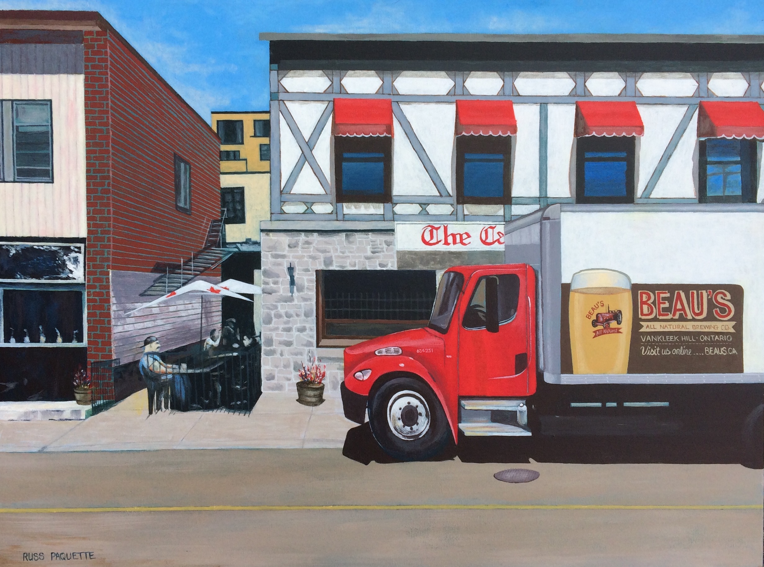 "The Delivery" - 24x18 - acrylic on canvas - private collection