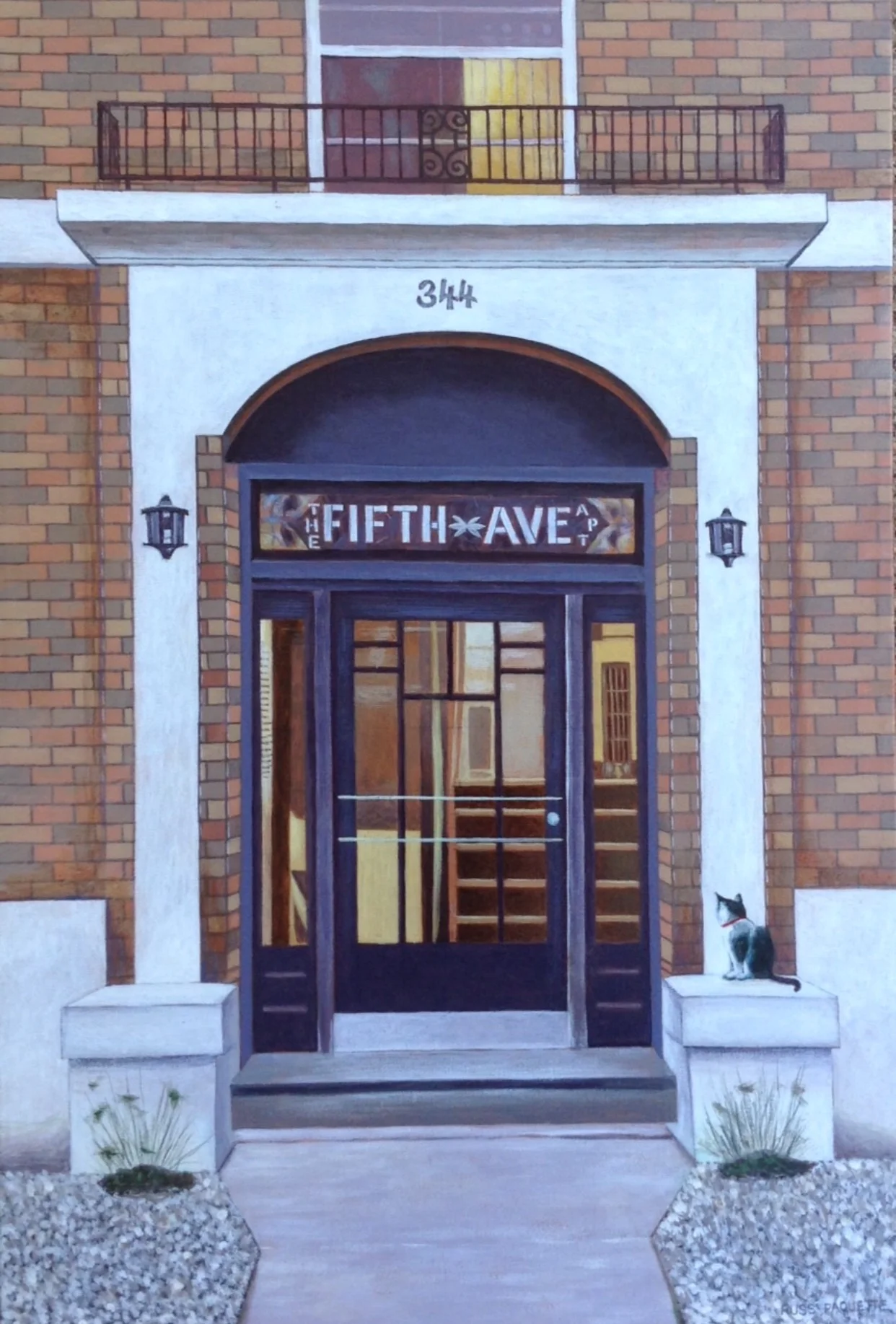 "Stranded Between Time" - 16x24 - acrylic on canvas - private collection