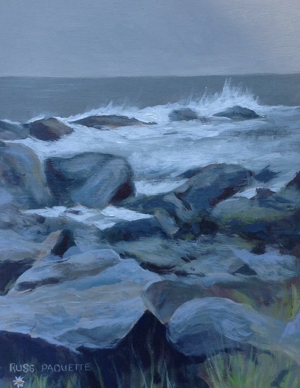"Long Cove Lullaby" - 8x10 - acrylic on board - available 