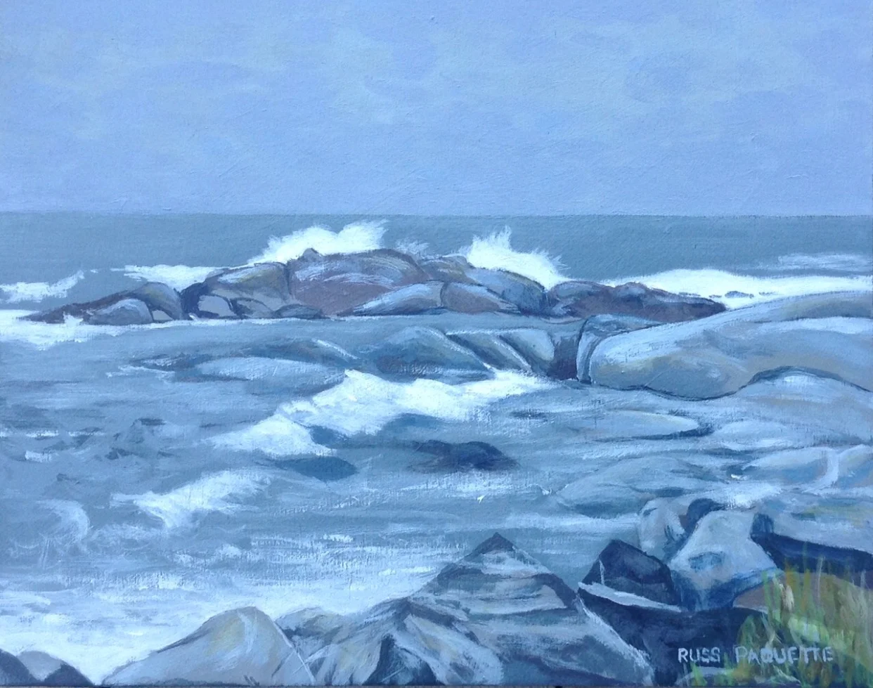 "Long Cove" - 10x8 - acrylic on board - available 