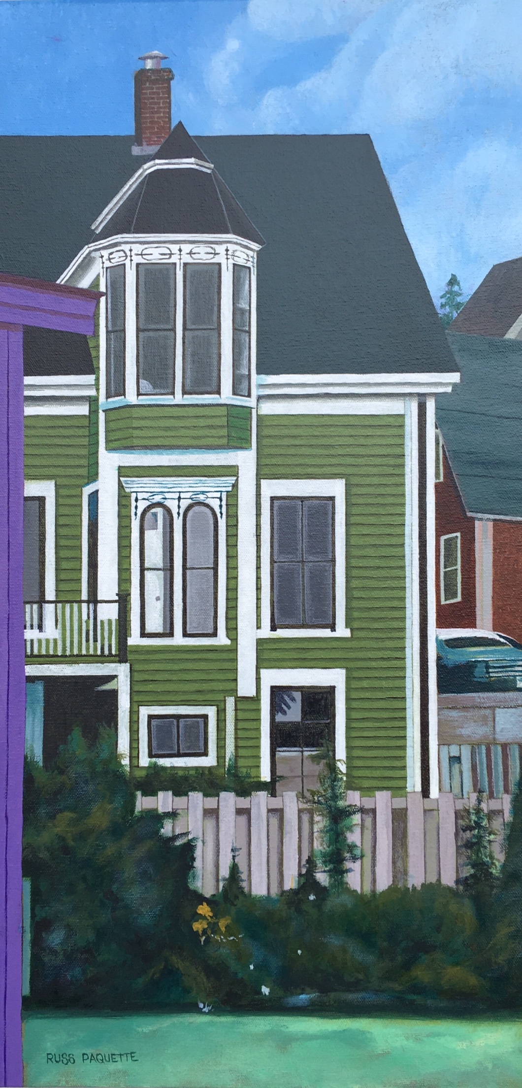 "The Colours of Home" - 12x24 - acrylic on canvas - available