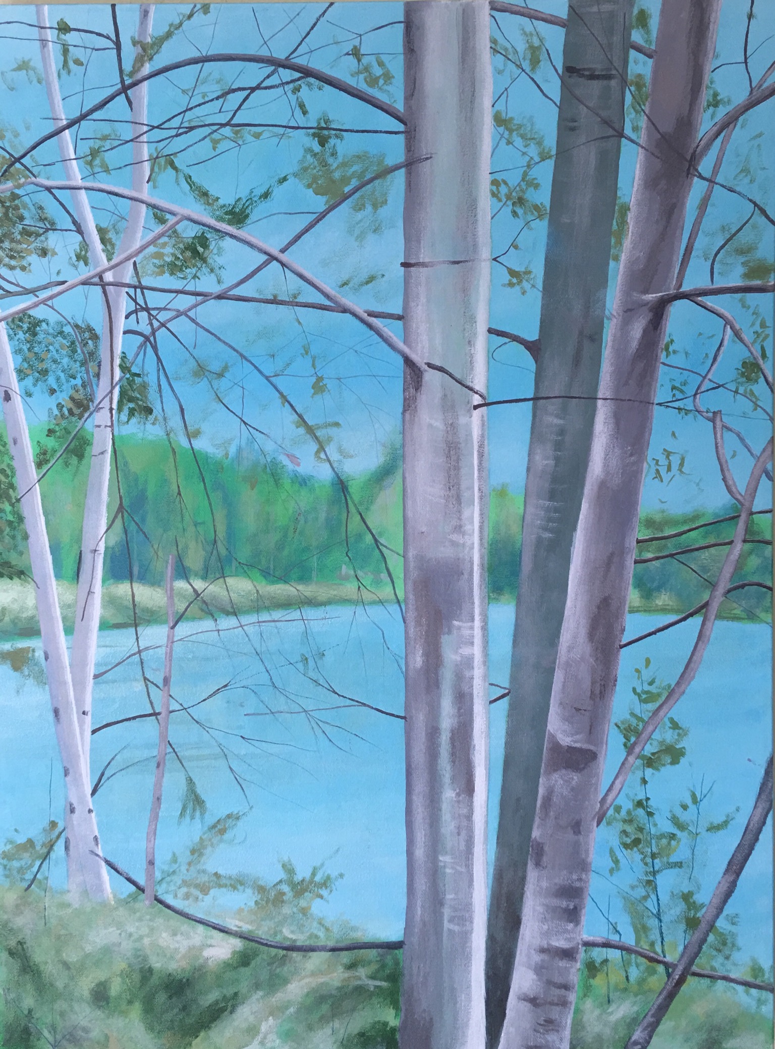 "Solitude" - 18x24 - acrylic on canvas - available