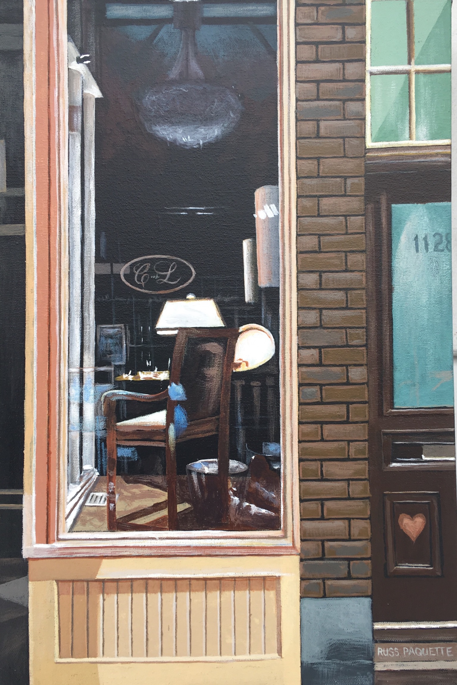 "Rendez Vous" - 12x18 - acrylic on canvas - private collection