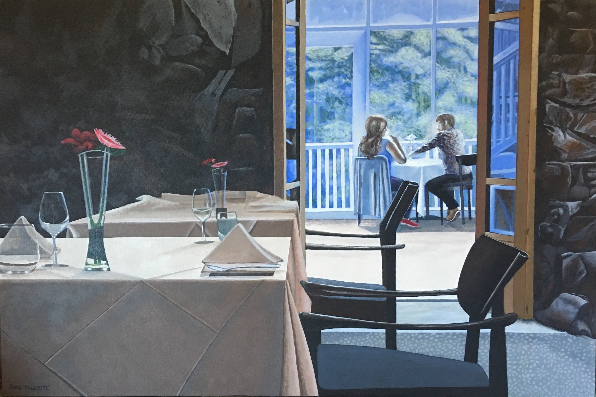 “The Table” - 36x24 - acrylic on canvas - available